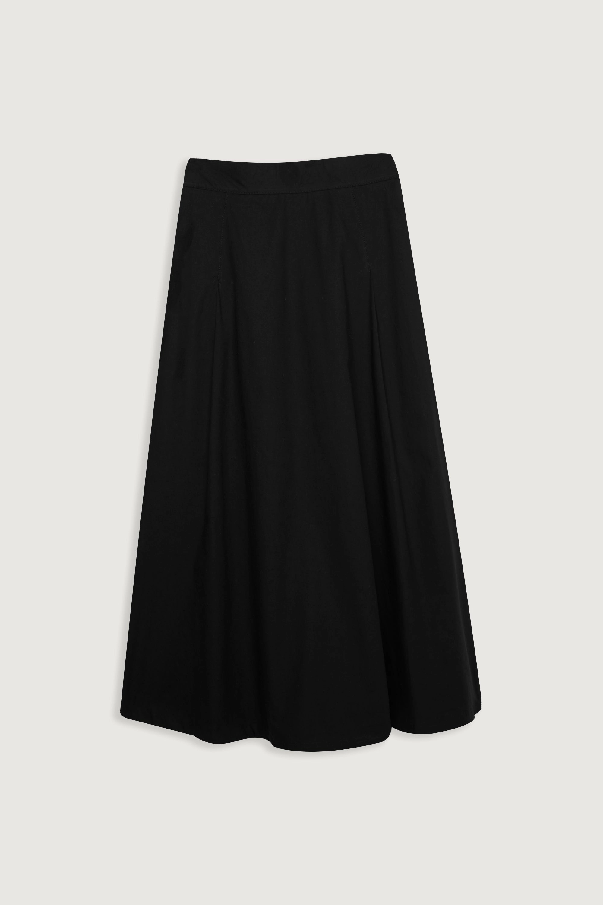 MIDI A-LINE SKIRT Embossed Detail Quick Dry Technology