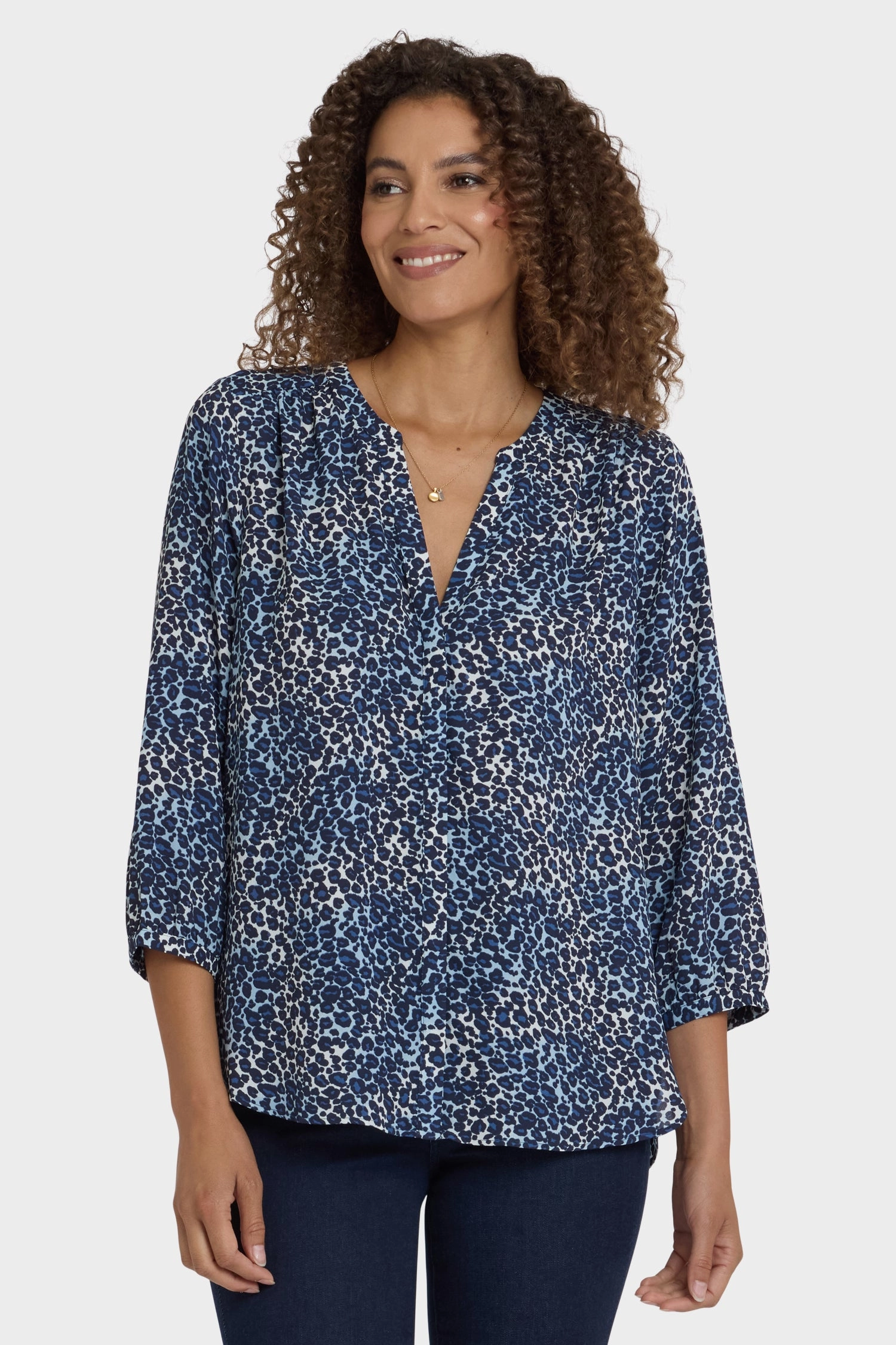 Pintuck Blouse - Indigo Cat Rooftop Bar