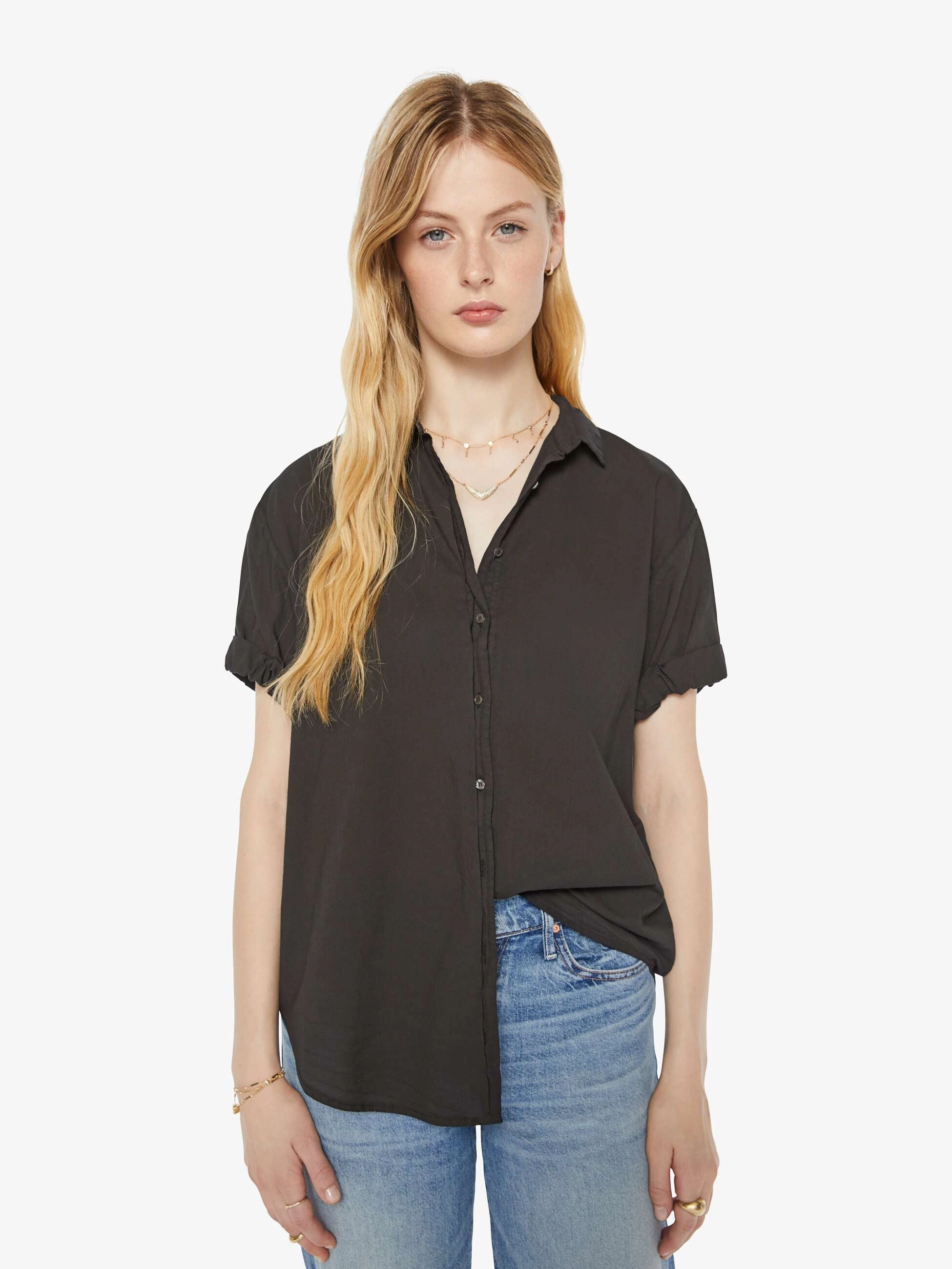 Durable Button Closures XiRENA Channing Shirt - Black