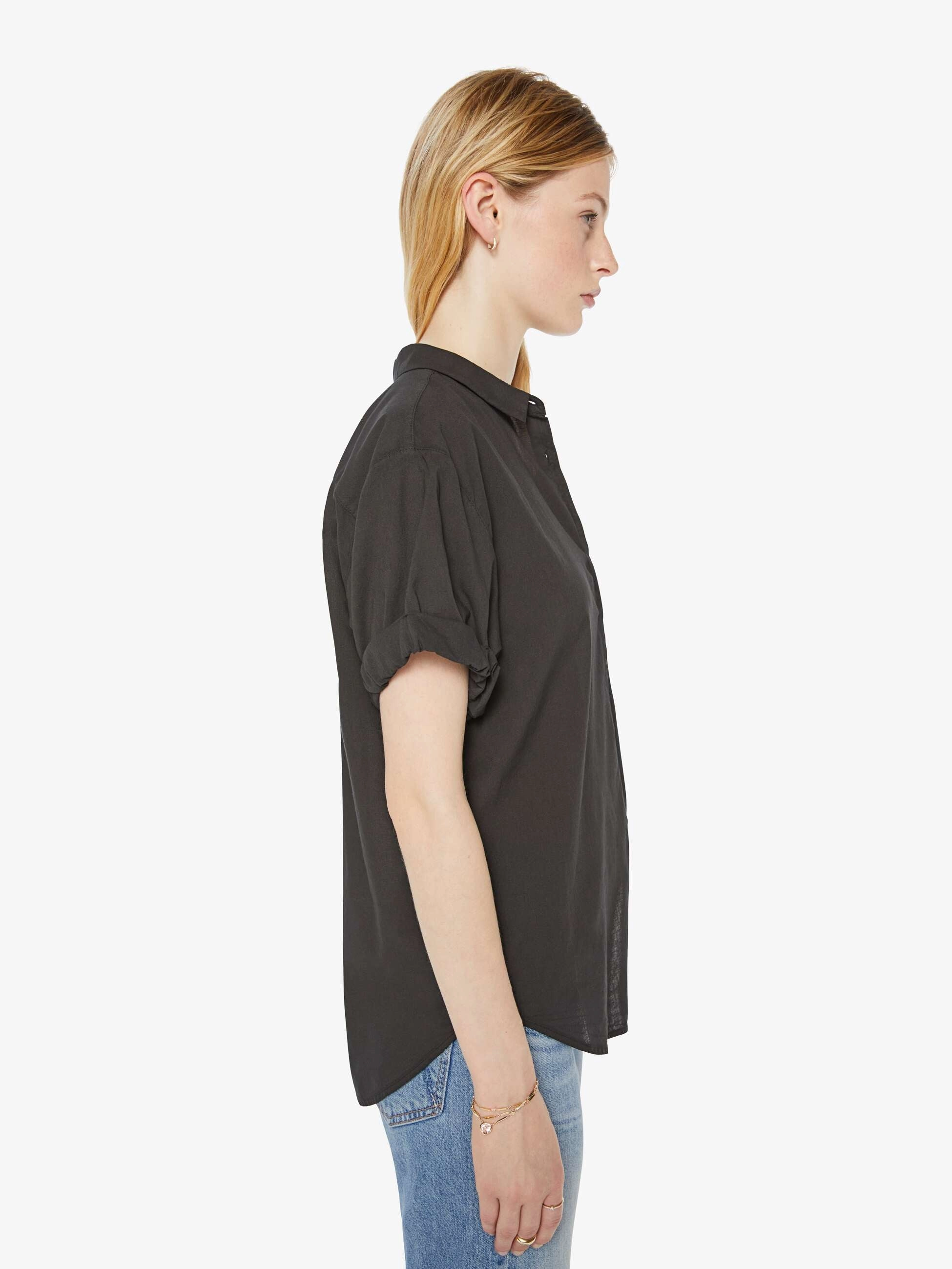 XiRENA Channing Shirt - Black Versatile Wear