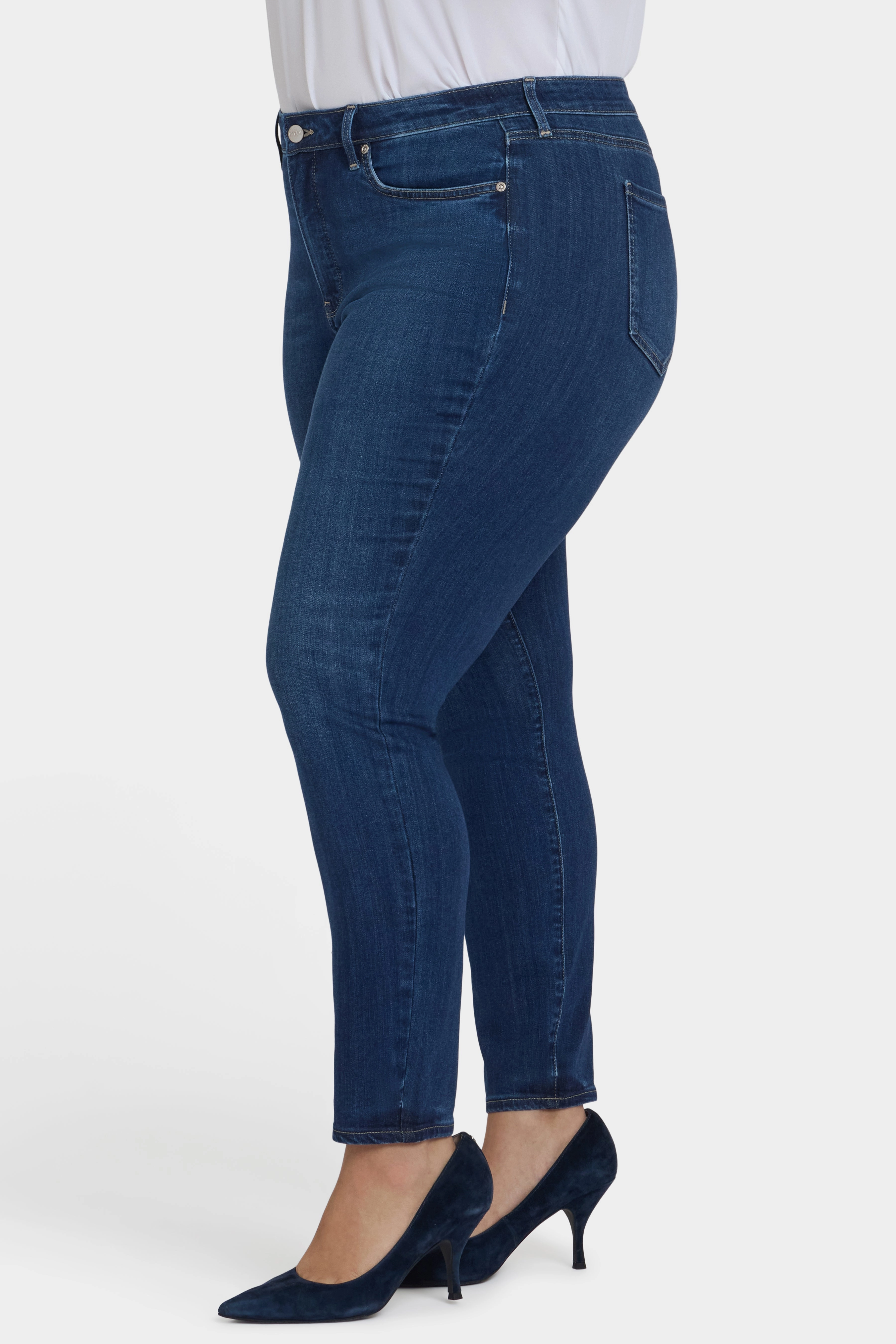 Ami Skinny Jeans In Plus Size - Vintage Lapis Vintage Wash