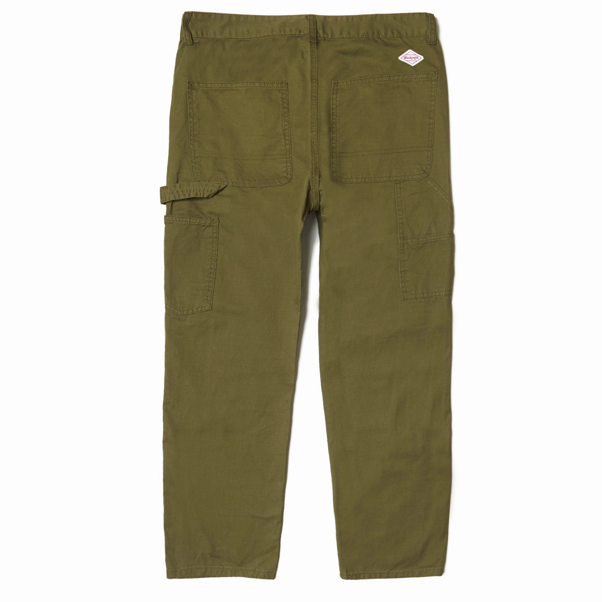 Blacksmith - Double Knee Carpenter Pants - Olive Layering Comfort