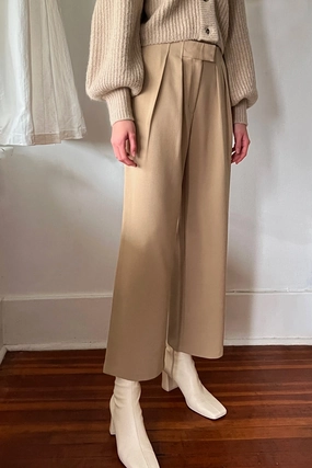 HIGH WAISTED TROUSER Adjustable loop Non Restrictive