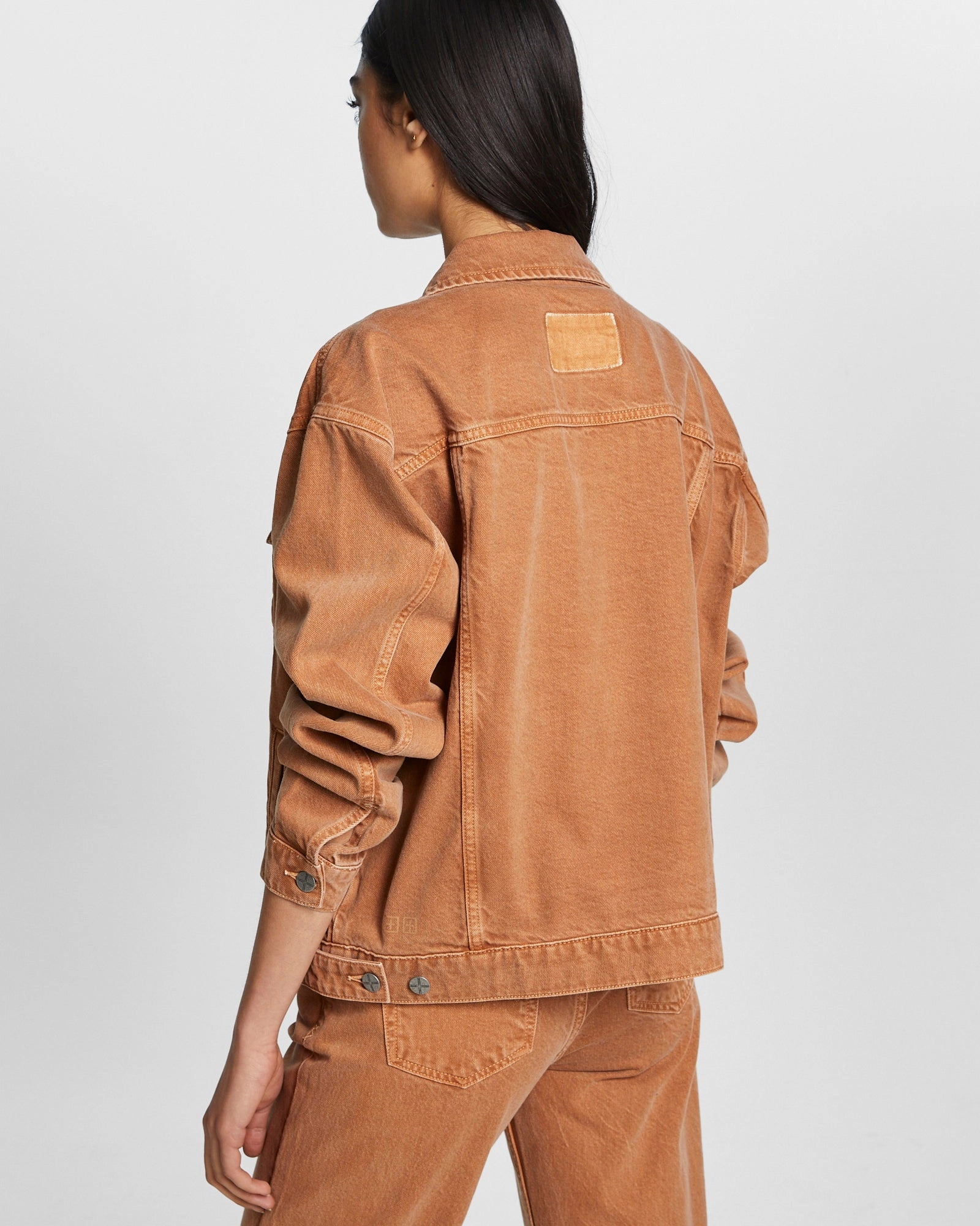 OVERSIZED JACKET BROWN SUGAR AntiStatic Lining Fade Resistant Exterior
