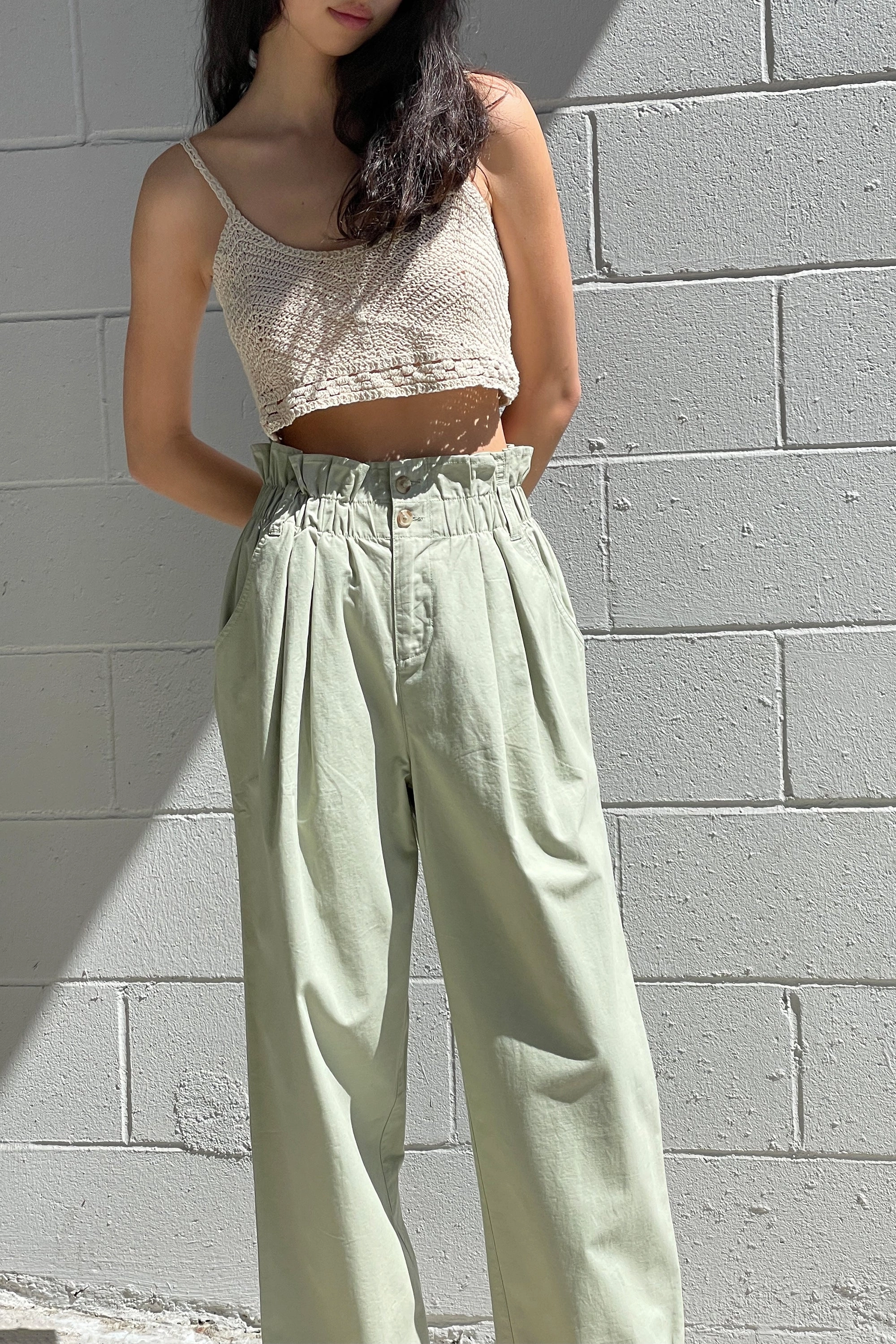 PAPERBAG WAIST PANTS Full Coverage ComfortFit