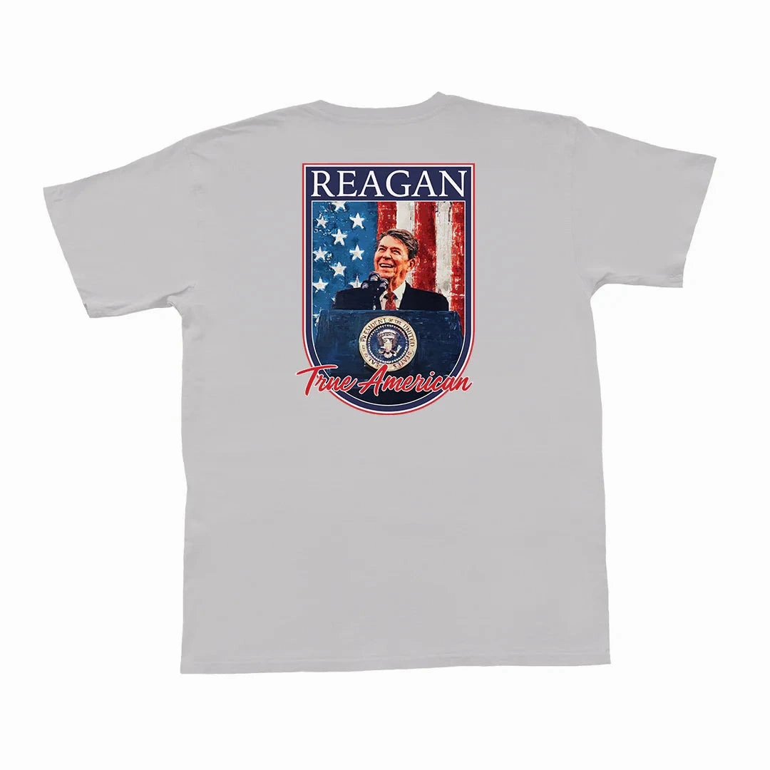 Breathable Fit Wear Peach State Pride Reagan - True American Short Sleeve Tee