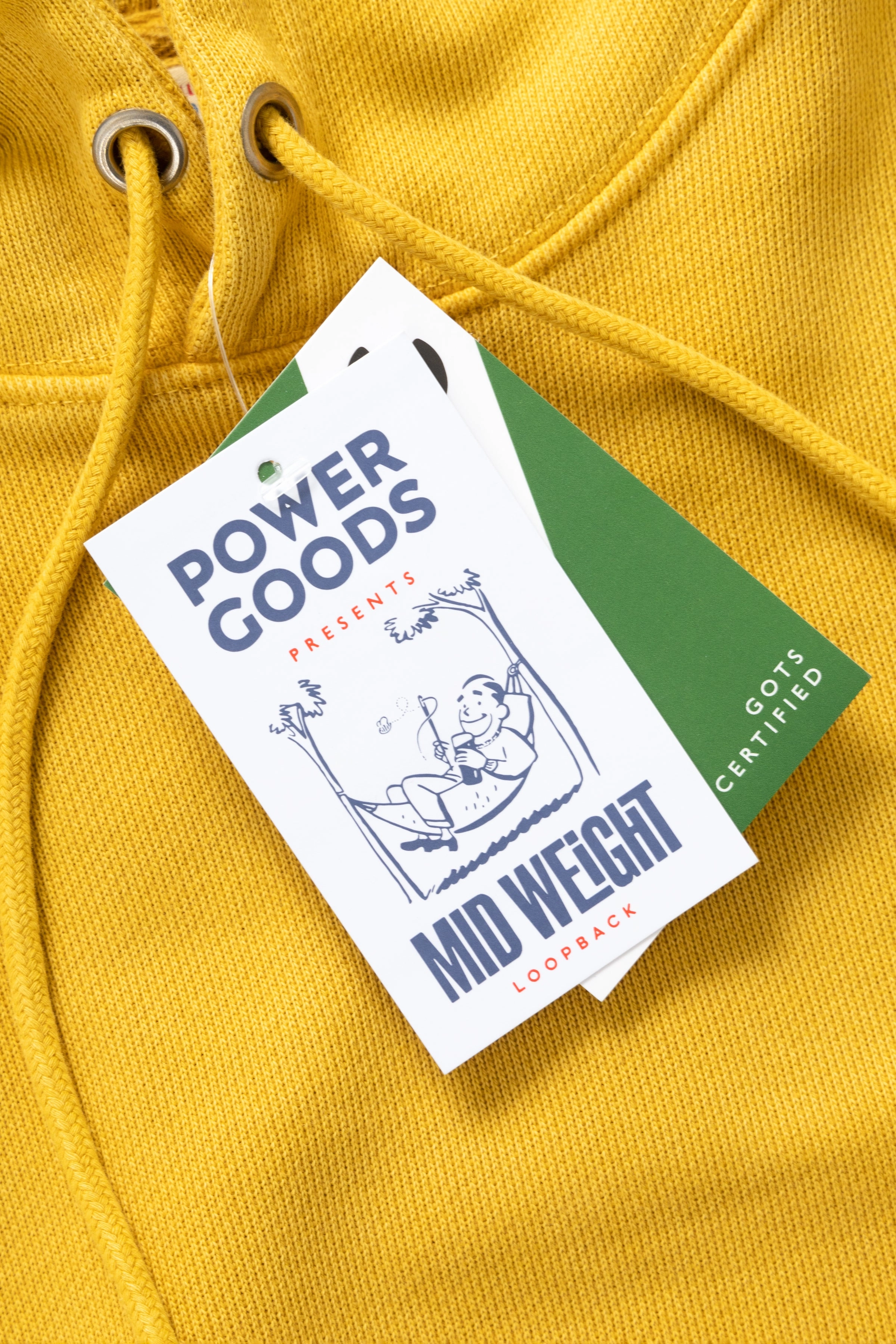 Power Goods - Loopback Hoodie - Sunflower Active Flex