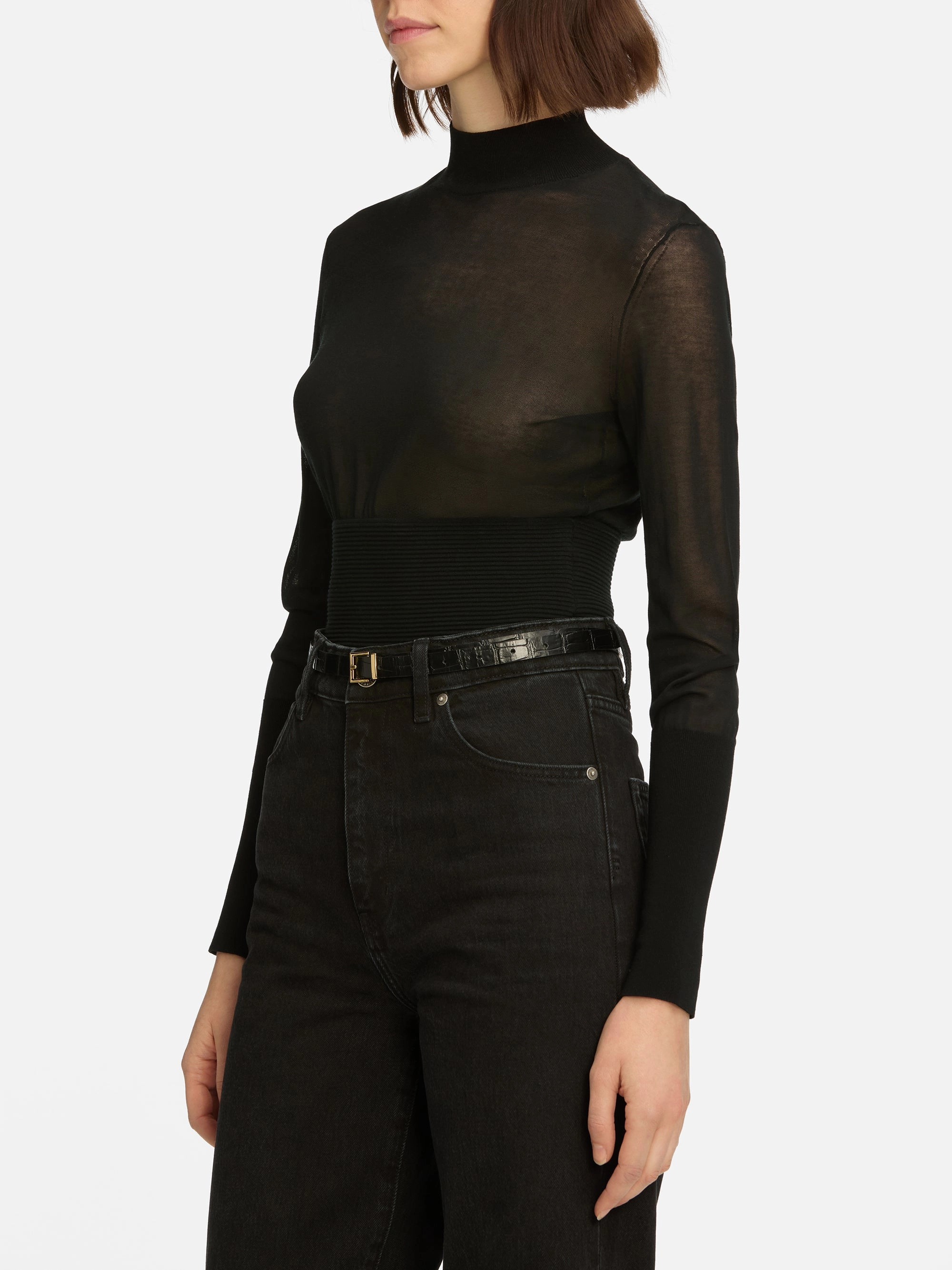 Ultimate Warmth The Sleek Sweater -- Black