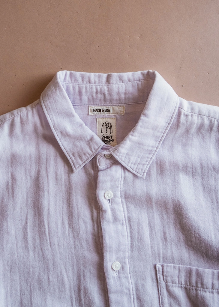 The Ripper Double Gauze Organic Cotton Shirt - Lavender Petite Option