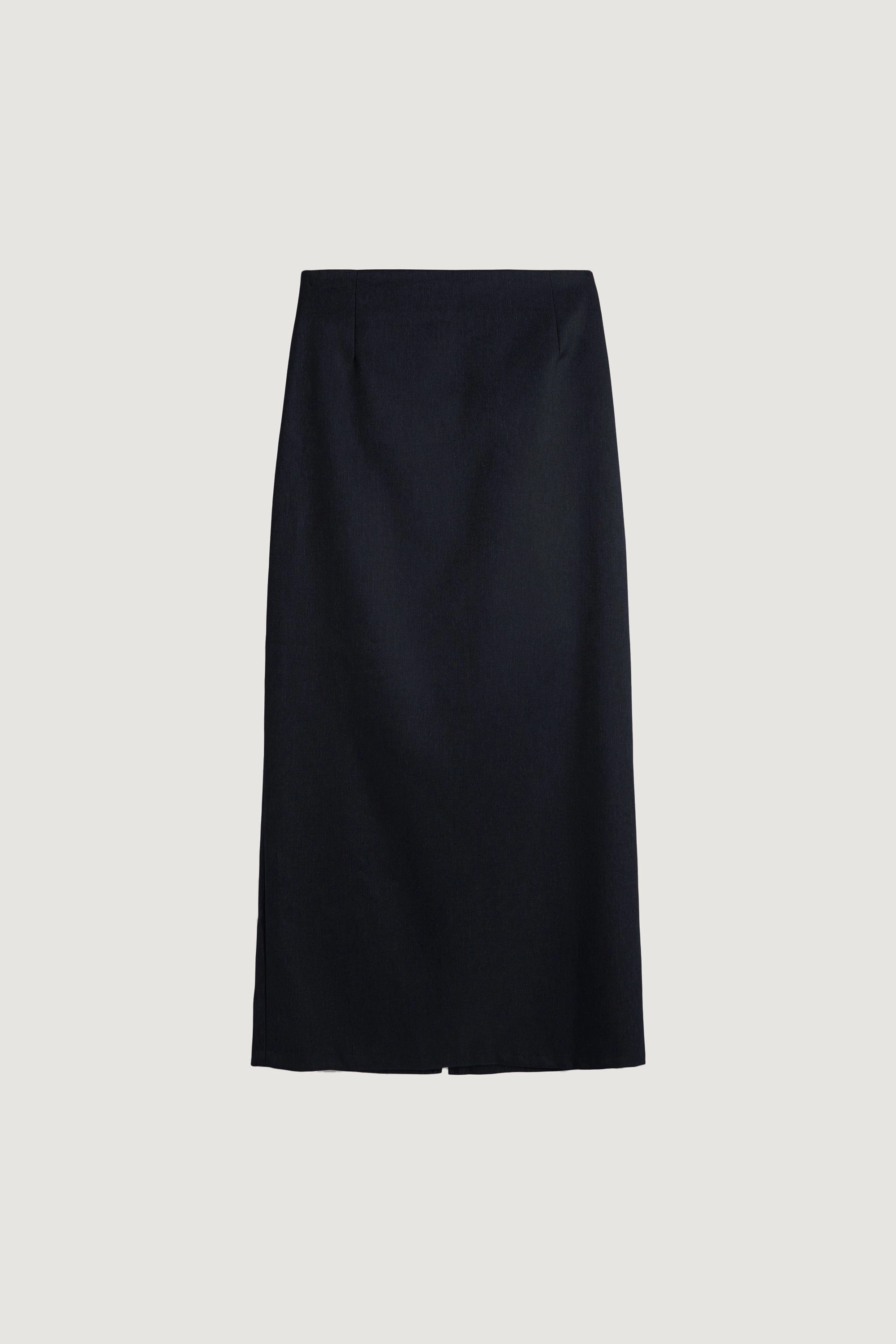 MIDI SKIRT WITH BACK SLIT Flow Look