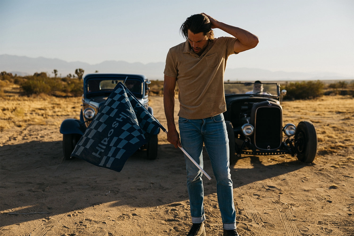 The Pen Slim - Dennis 10.5oz Selvedge Street Mood Soft Fabric