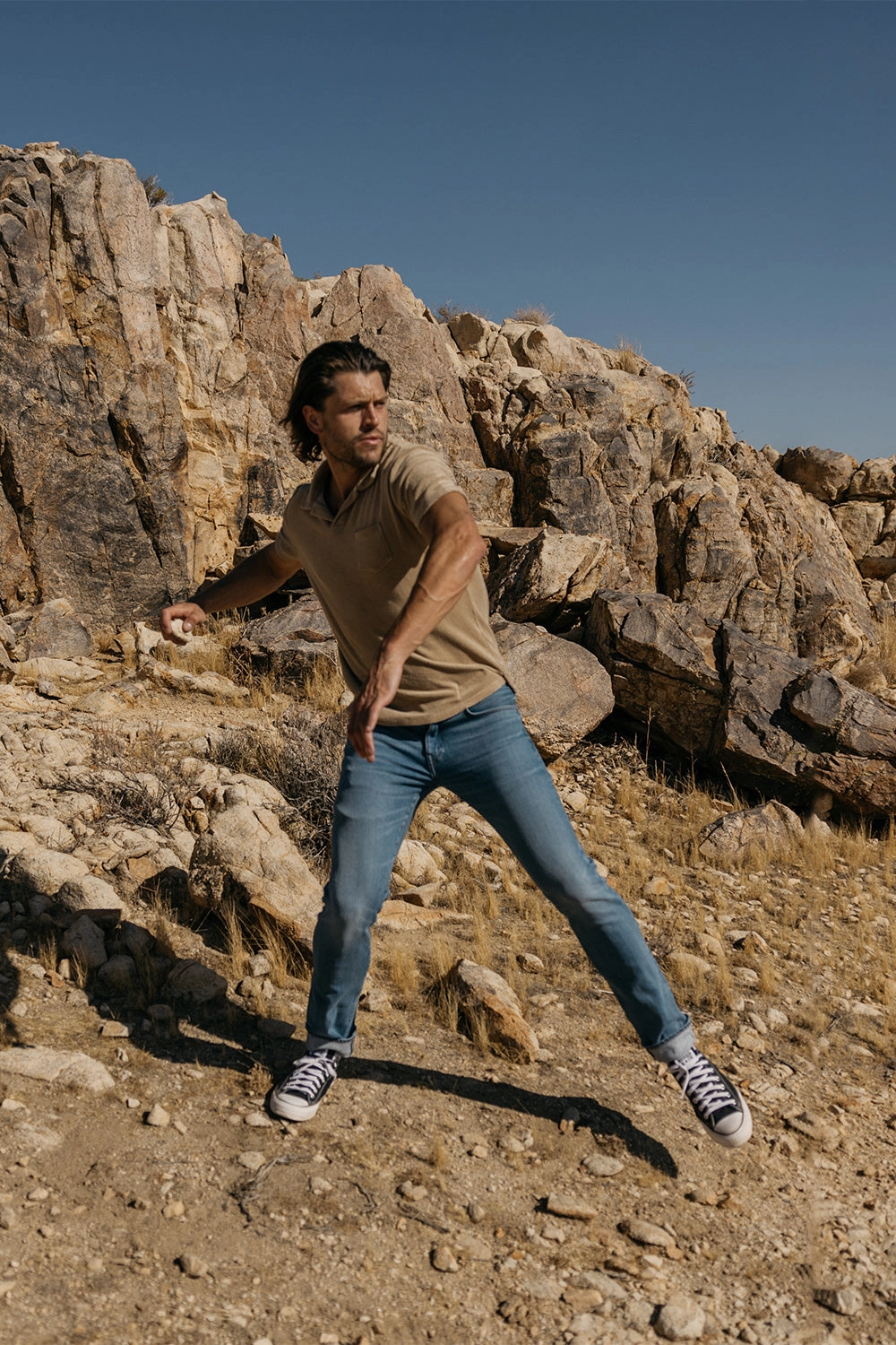 Temperature Regulating Fabric The Pen Slim - Dennis 10.5oz Selvedge