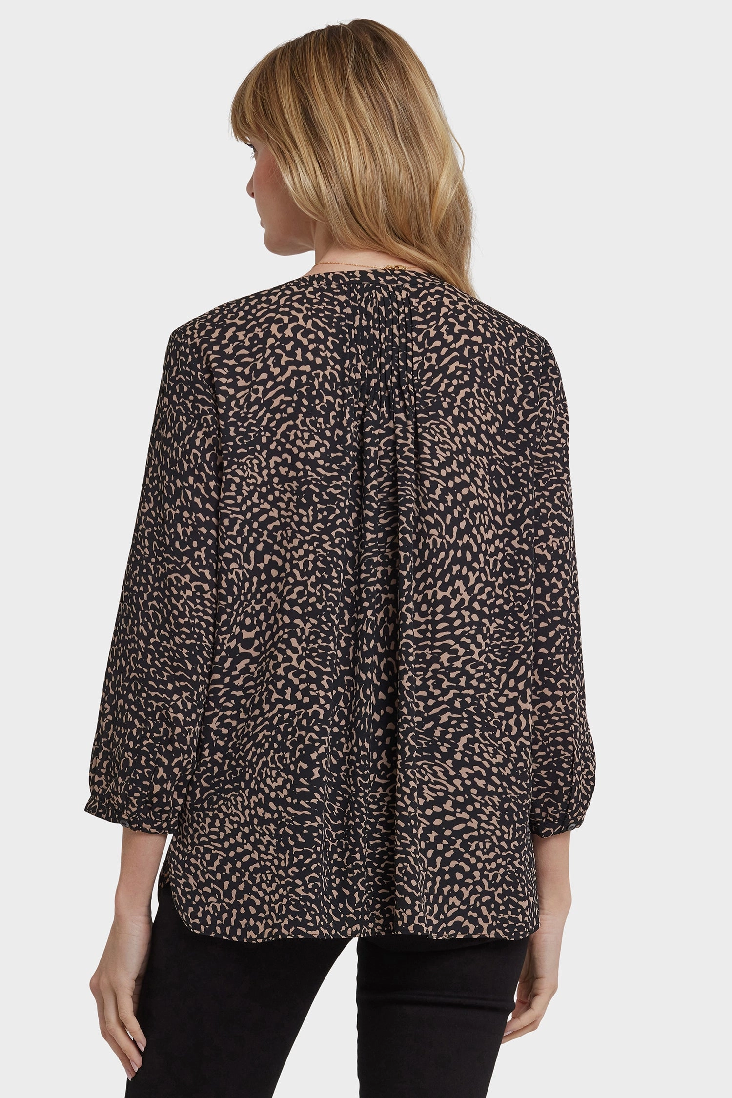 Pintuck Blouse - Camille le Vie Fashion-Forward Flexible Knit