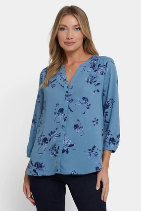 Pintuck Blouse - Antoinette Long Sleeve