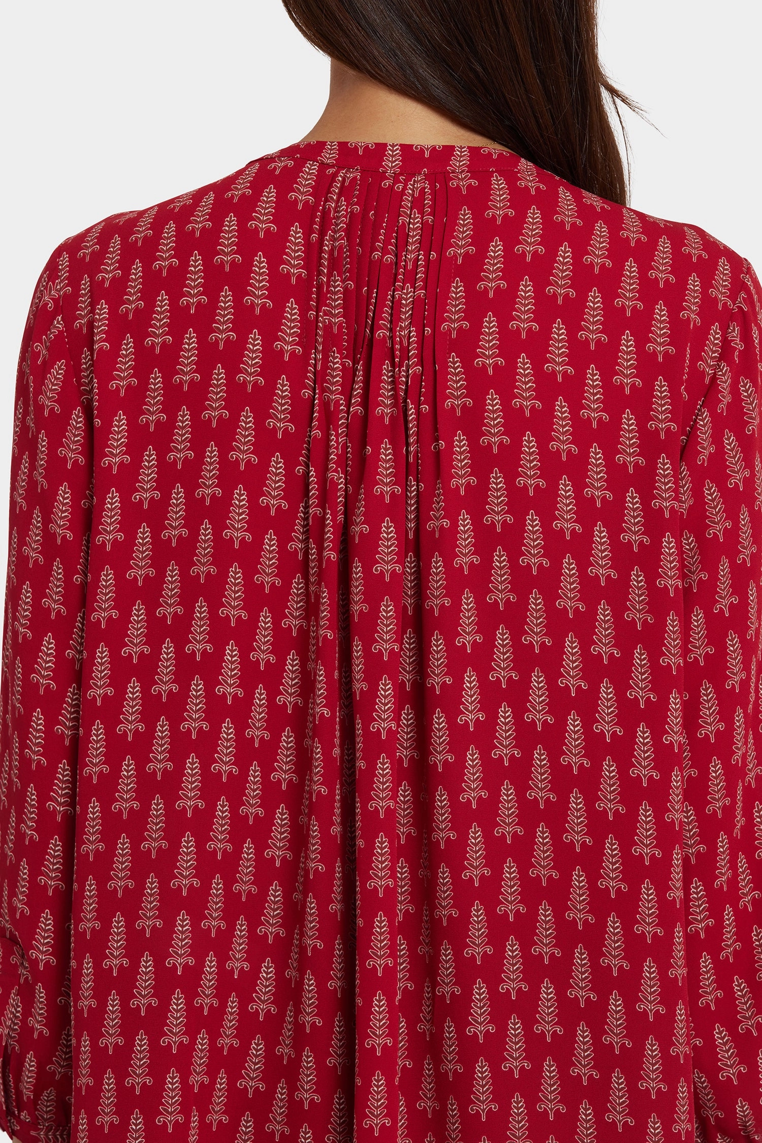 Non Restrictive Armhole Pintuck Blouse - Jacqueline