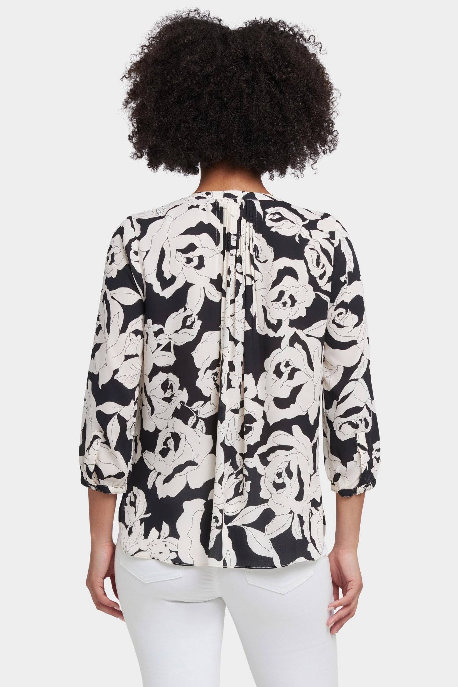 Pintuck Blouse - La Solana Pocket Detailing