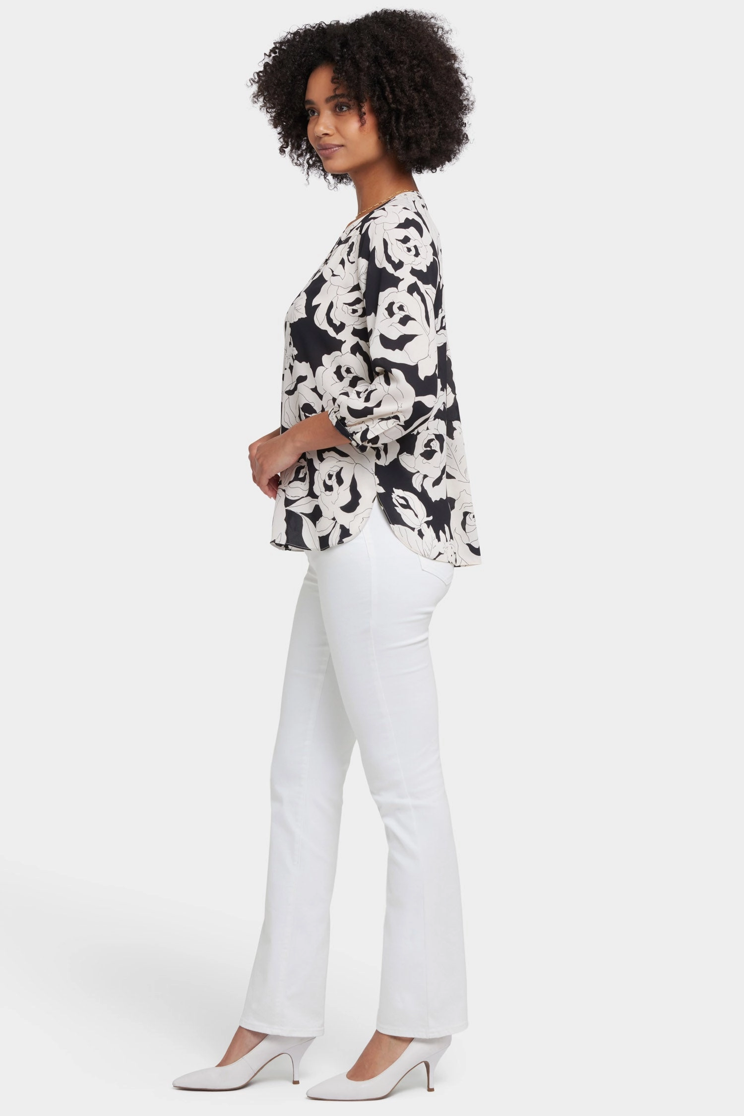 Pintuck Blouse - La Solana Soft Comfort Multipocket Style