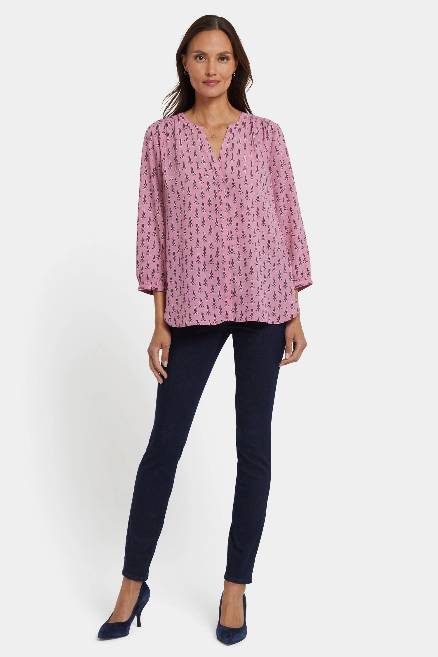 Pintuck Blouse - Palaiseau Affordable Luxury