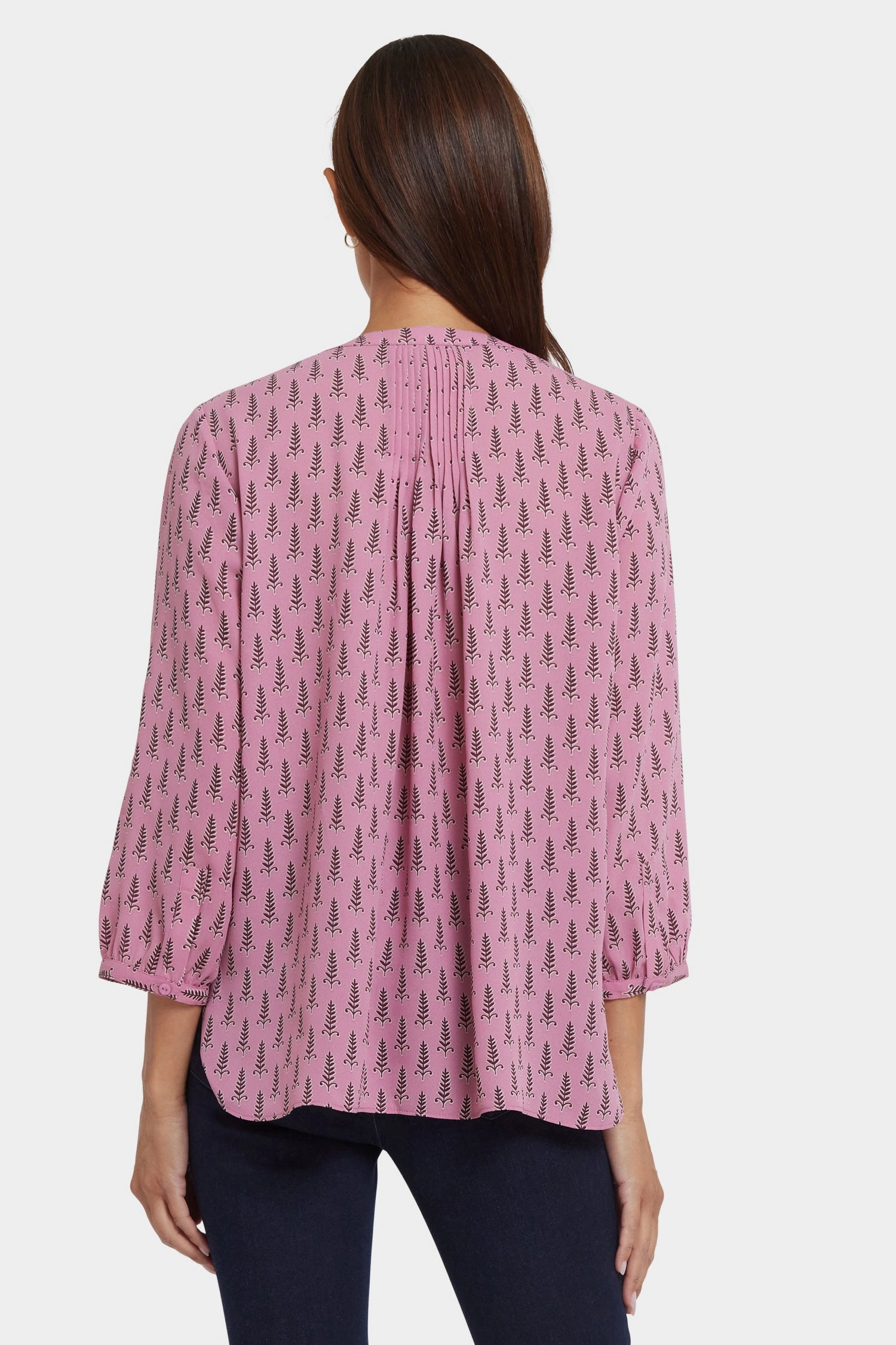 Fitted Design Trendy Design Pintuck Blouse - Palaiseau
