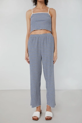 PLAID SEERSUCKER PANT RipstopFabric