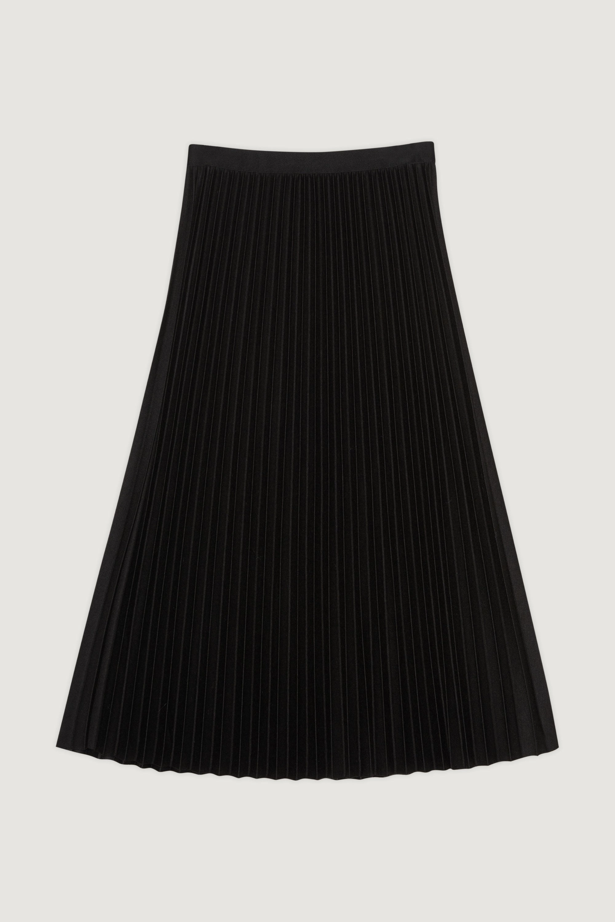 Soft Palette PLEATED MIDI SKIRT