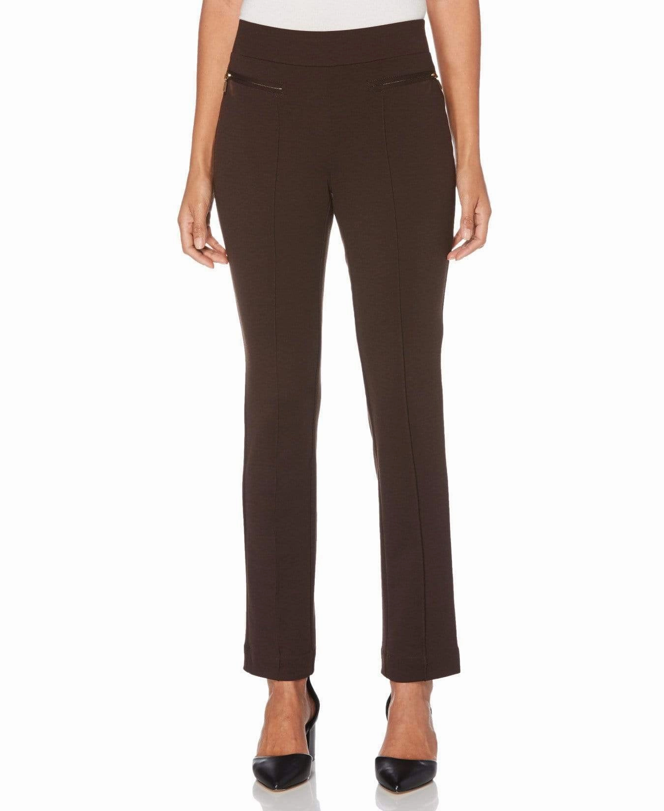Ponte Knit Slim Leg Pant - Comfort Fit Comfortable Look