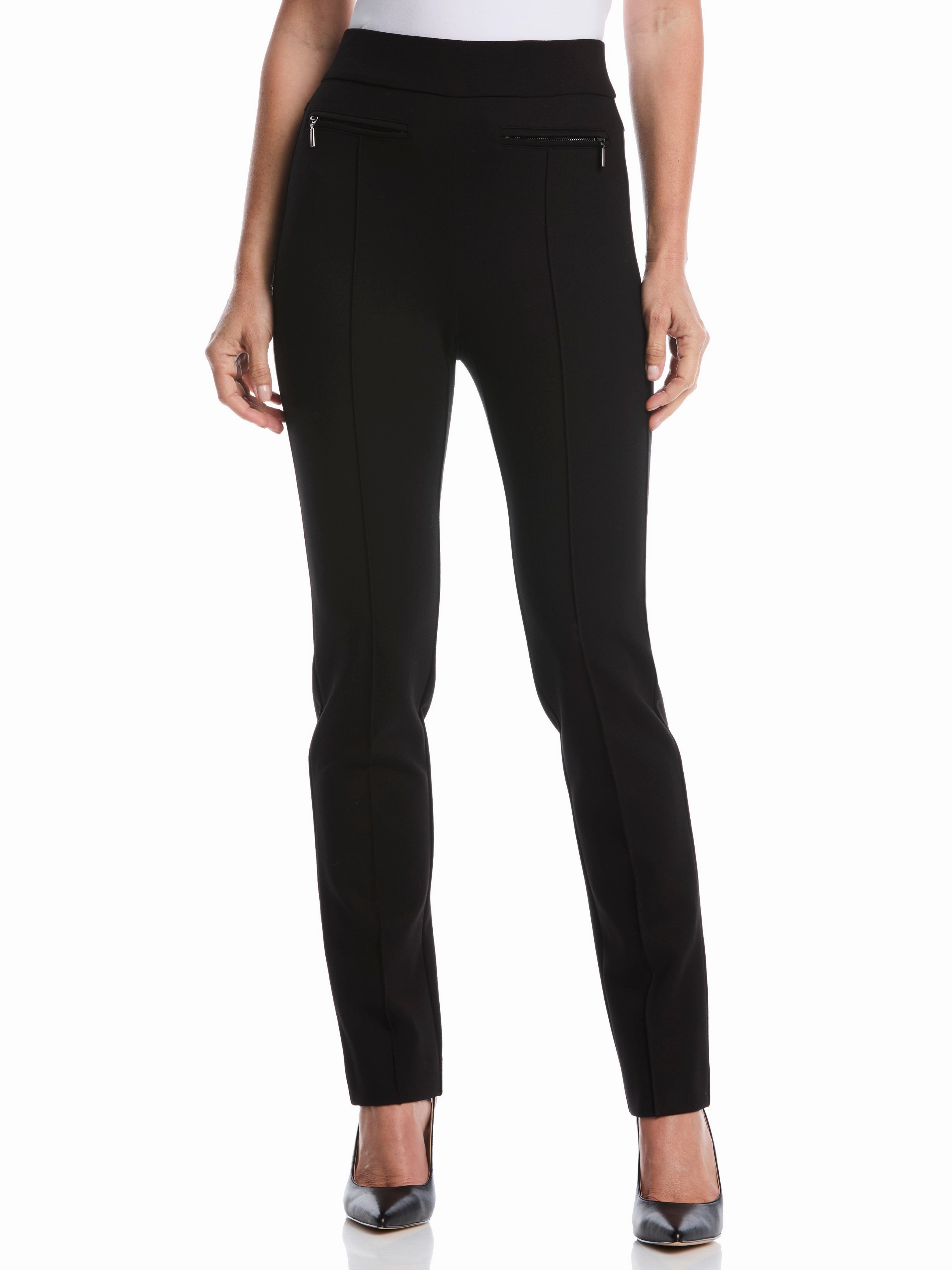 Cozy and Soft Ponte Slim Leg Pant - Comfort Fit