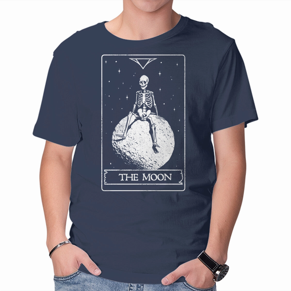 The Moon Crew neck classic Layered Hem Design