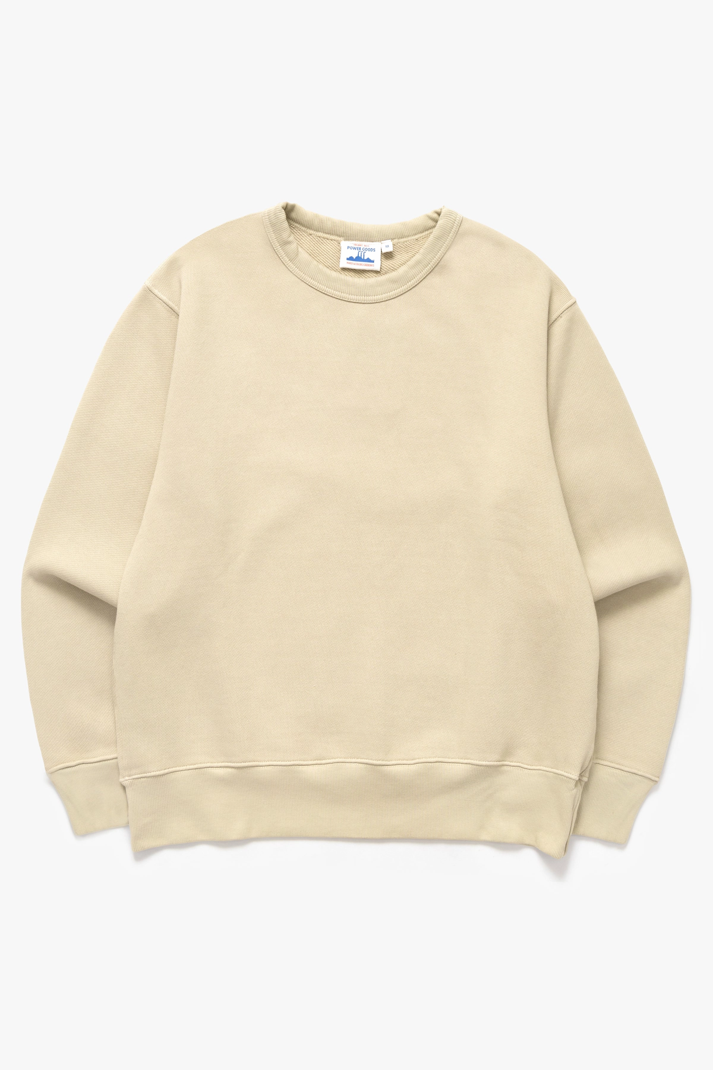 All Day Fit Power Goods - Loopback Crewneck - Bone