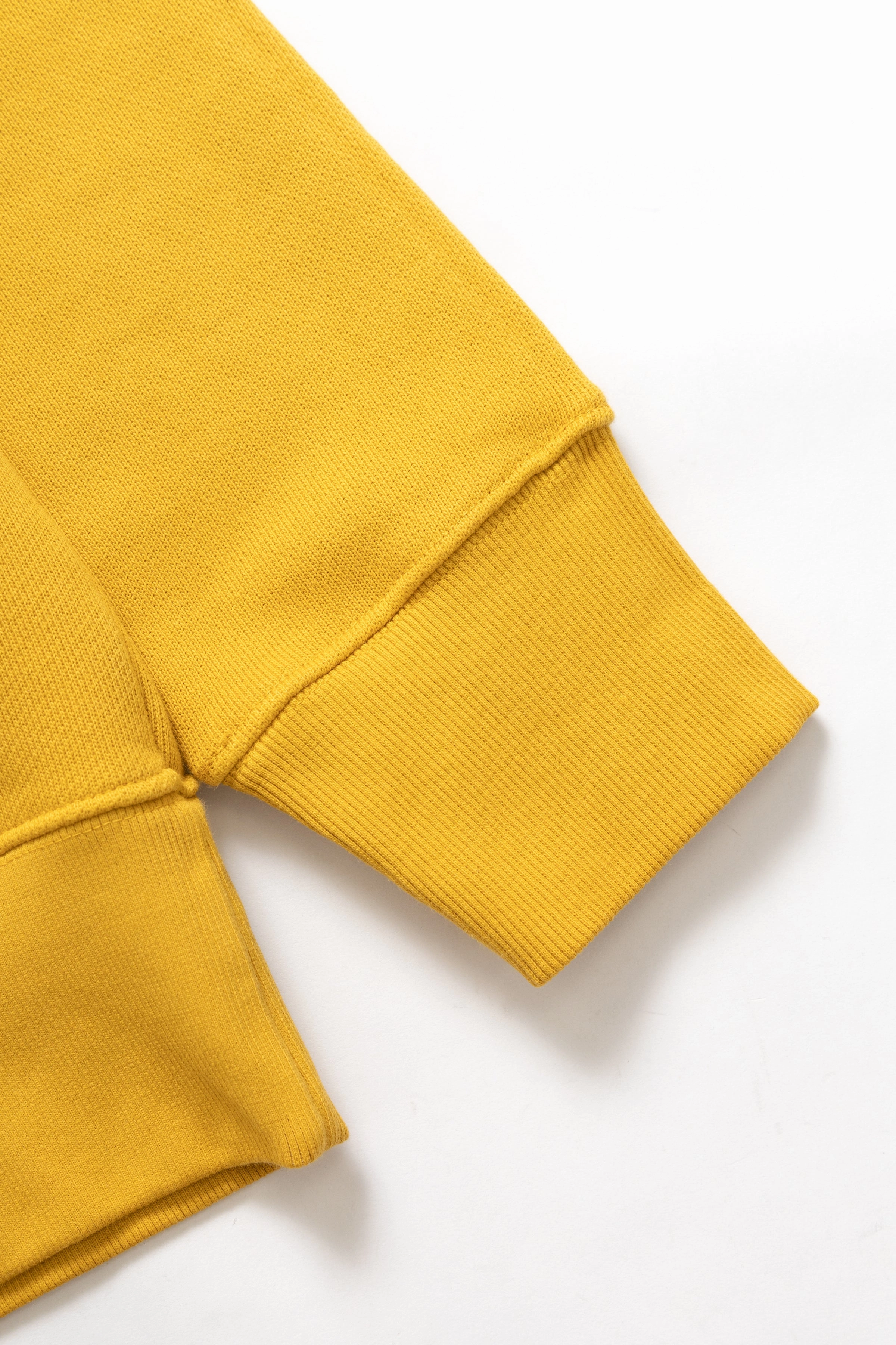 Knitted Design Power Goods - Loopback Crewneck - Sunflower