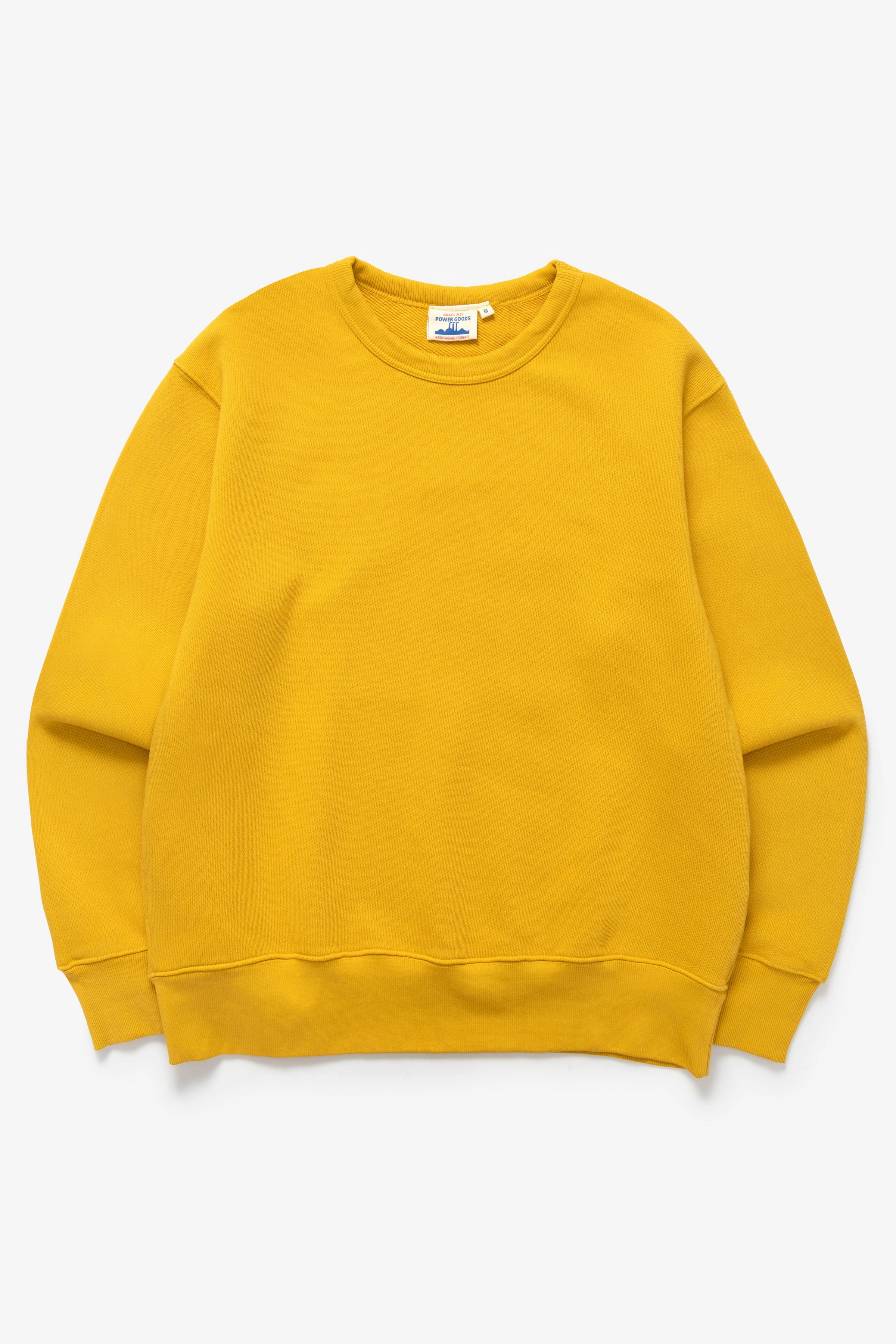 Cold Weather Outfit Power Goods - Loopback Crewneck - Sunflower