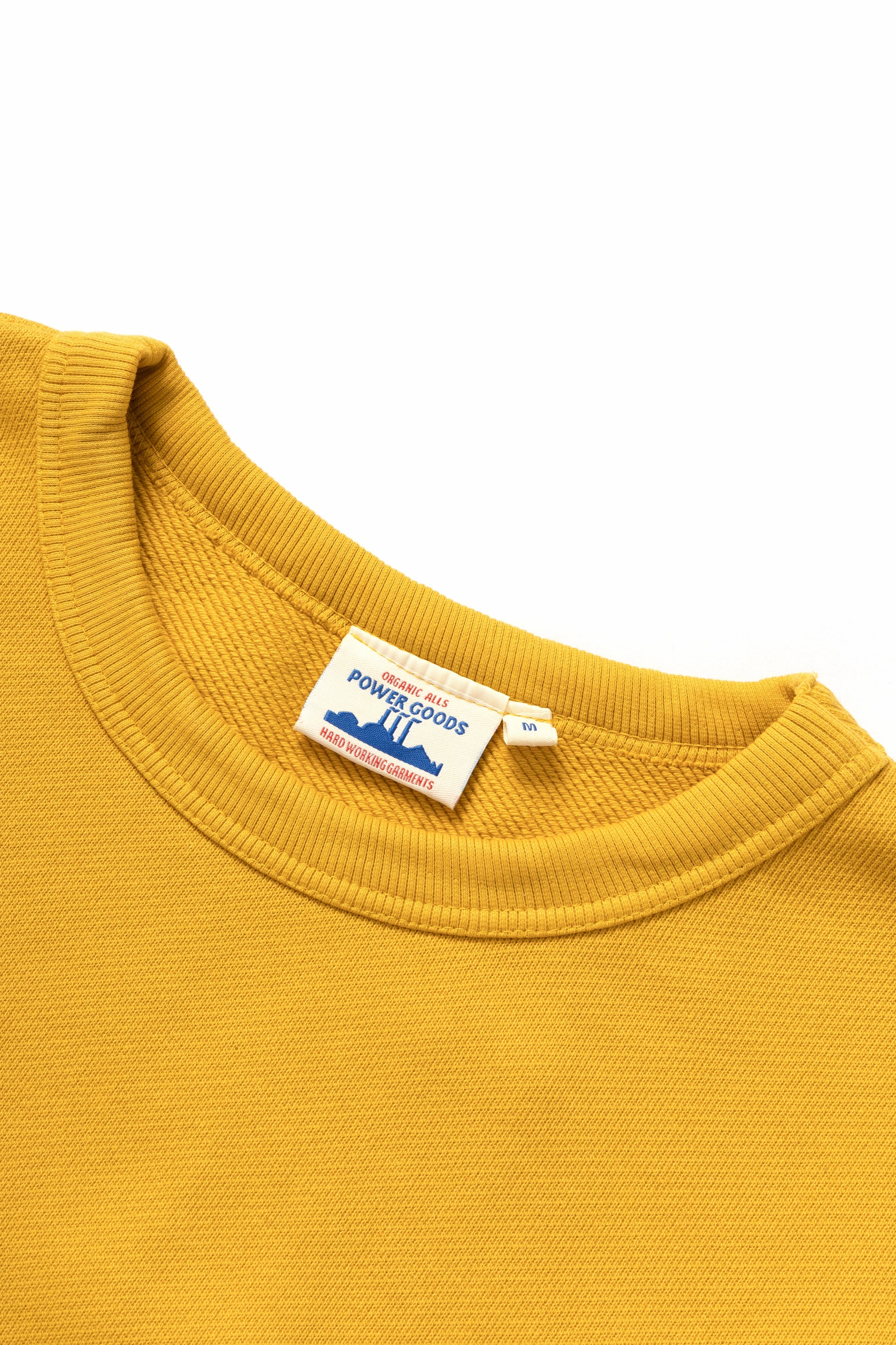Power Goods - Loopback Crewneck - Sunflower Snuggly Knitwear