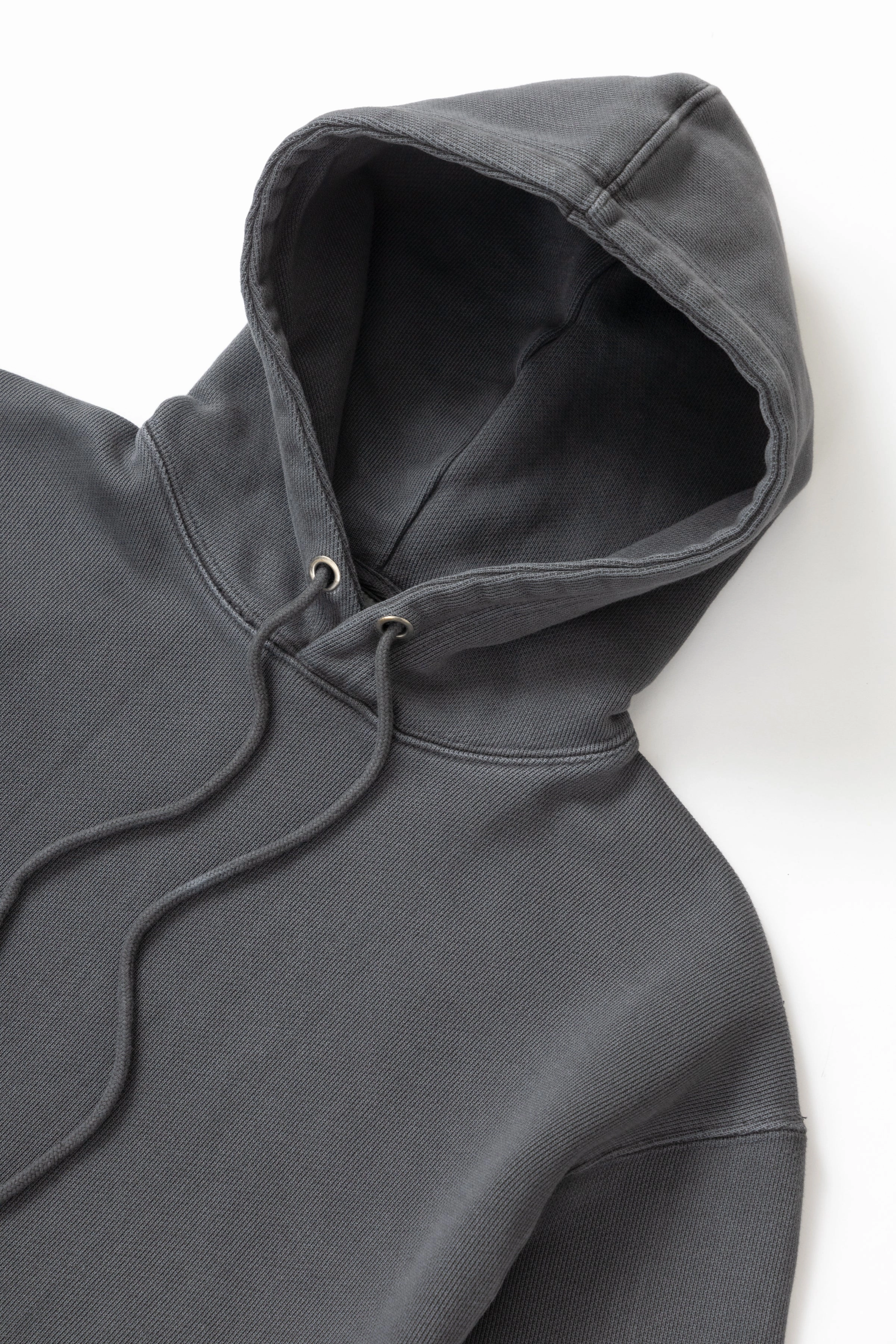 Power Goods - Loopback Hoodie - Washed Black Multi Panel Construction