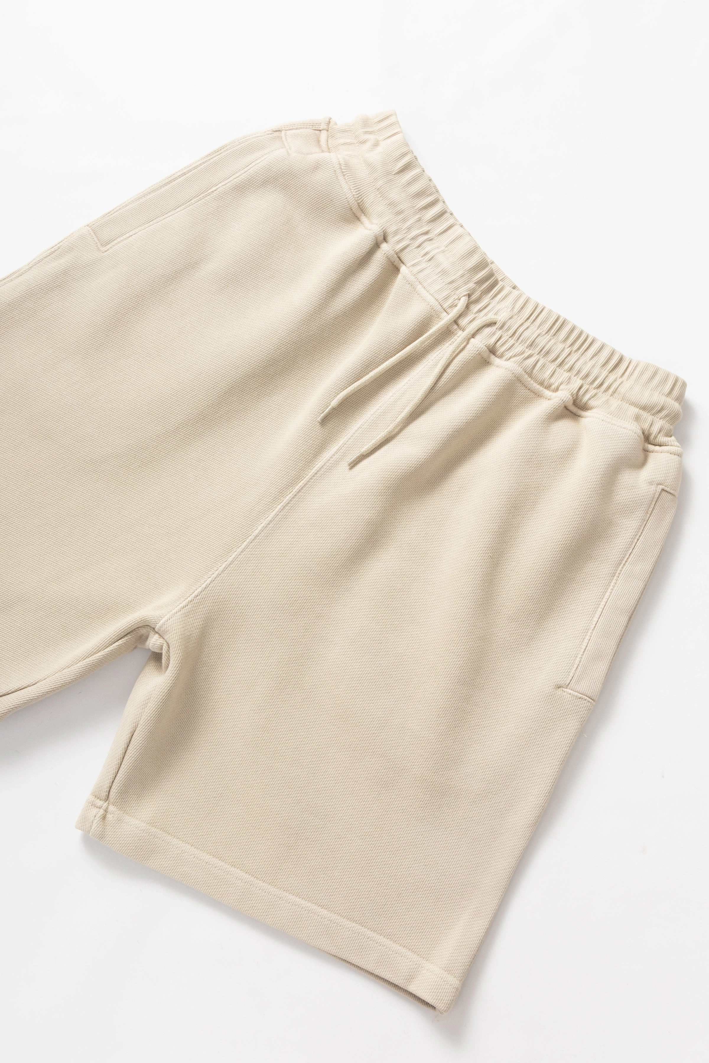 Anti Pilling Treatment Quick Fit Design Power Goods - Loopback Sweat Shorts - Bone