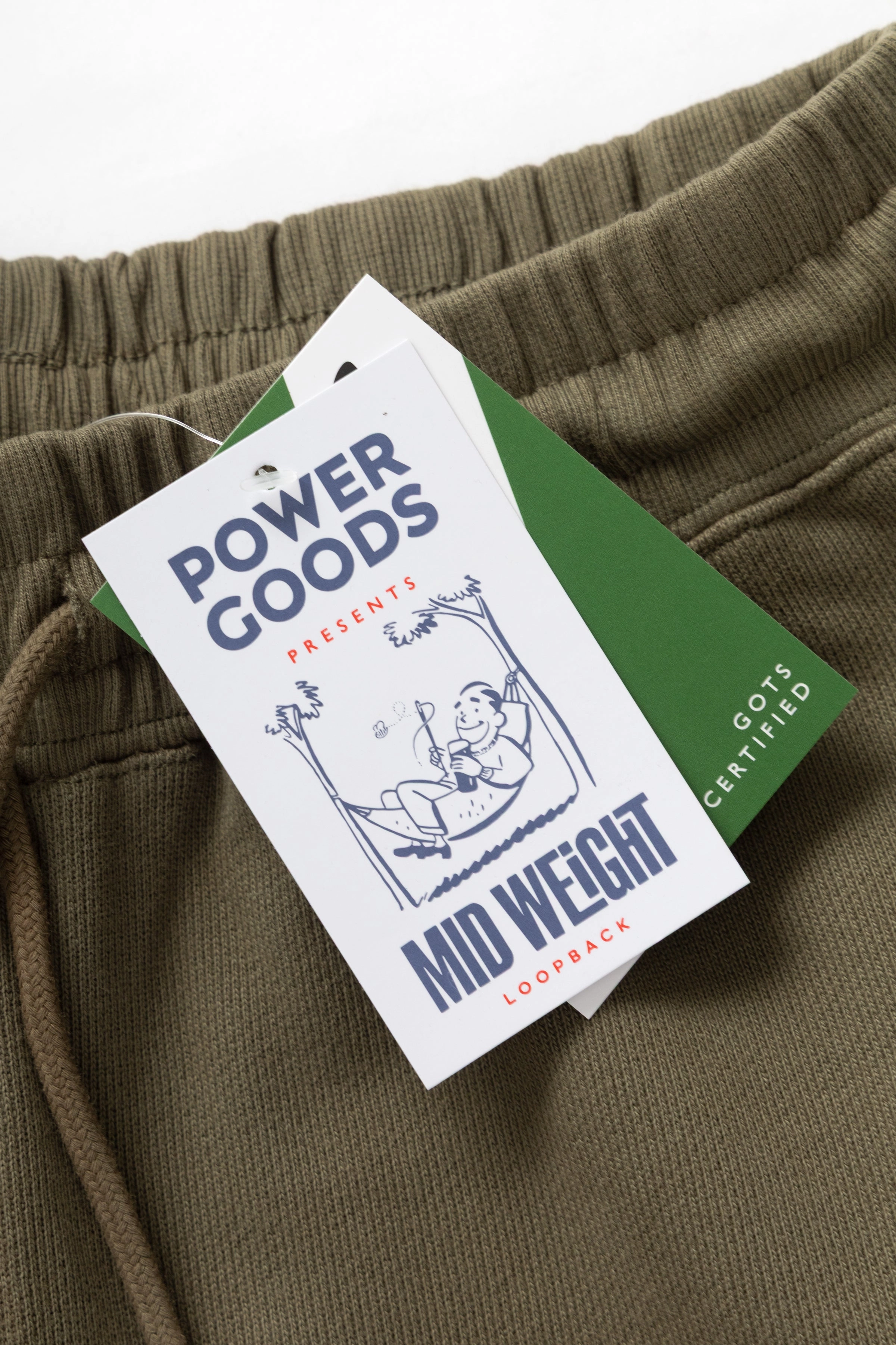 Power Goods - Loopback Sweatpants - Olive Perfectly Warm Perfect Layers