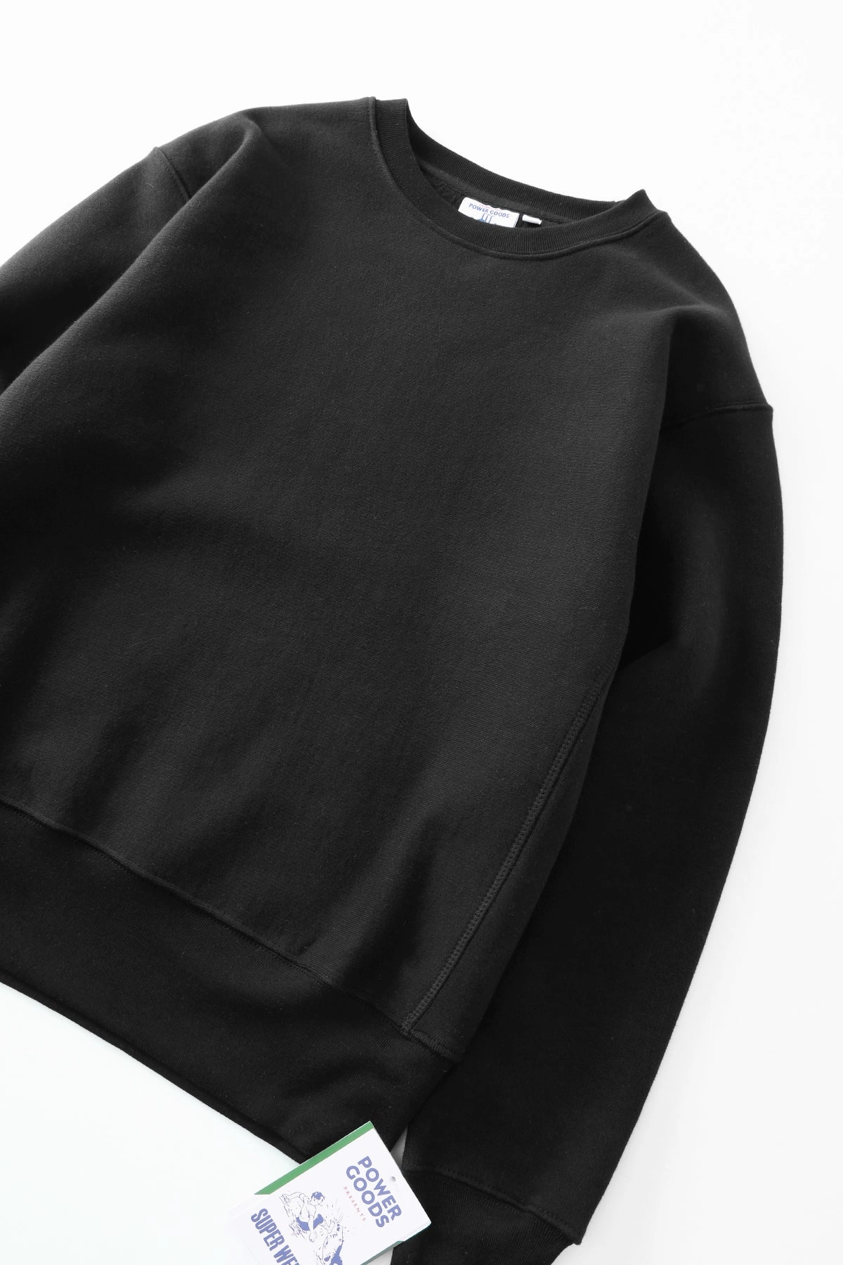 Soft Interior Knit Wearable Power Goods - Super Weight Crewneck - Black