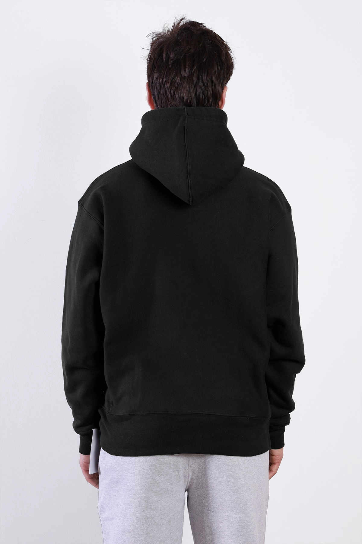 Power Goods - Super Weight Hoodie - Black Layered Neckline