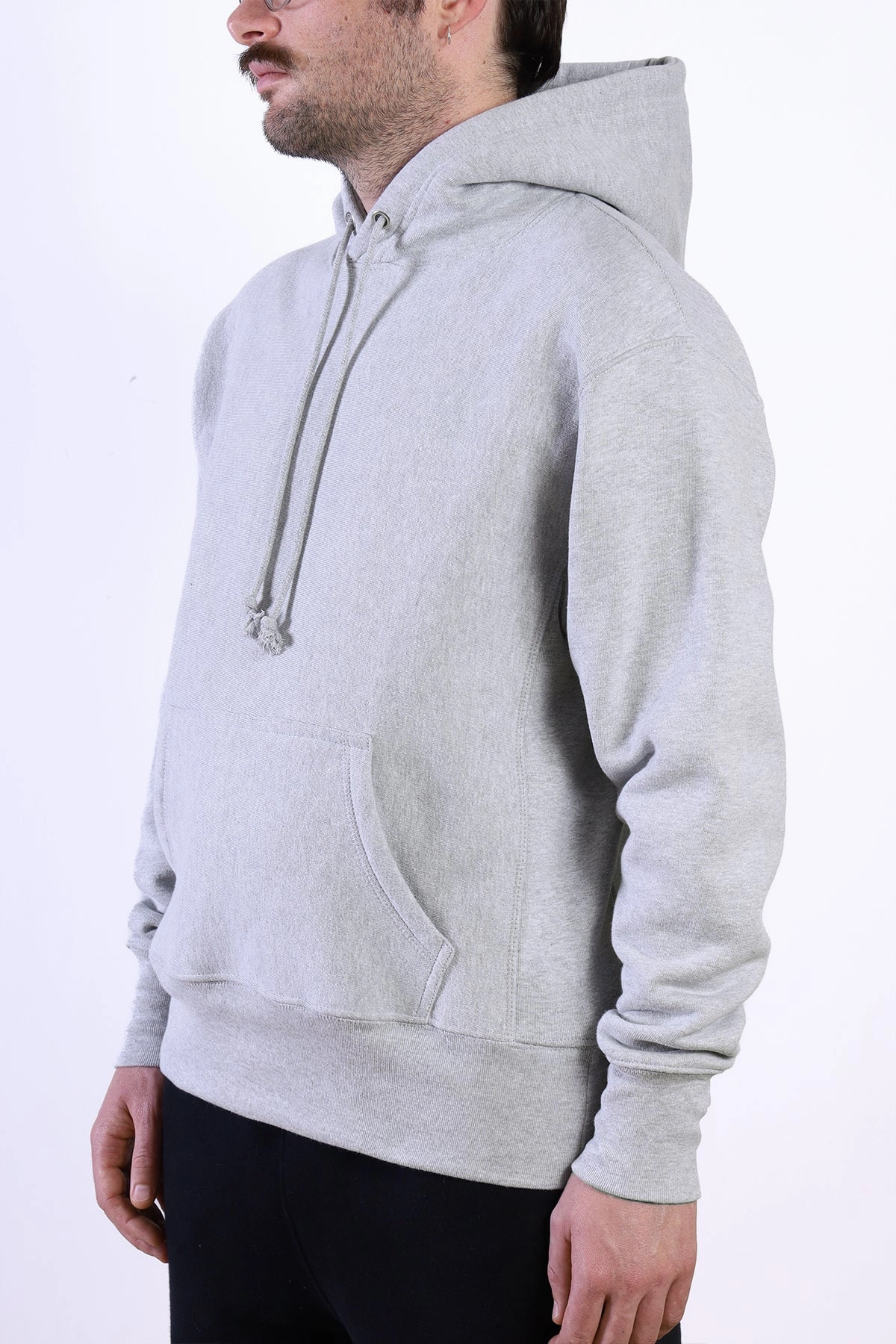 Comfy Base Chilly Ready Power Goods - Super Weight Hoodie - Heather Grey