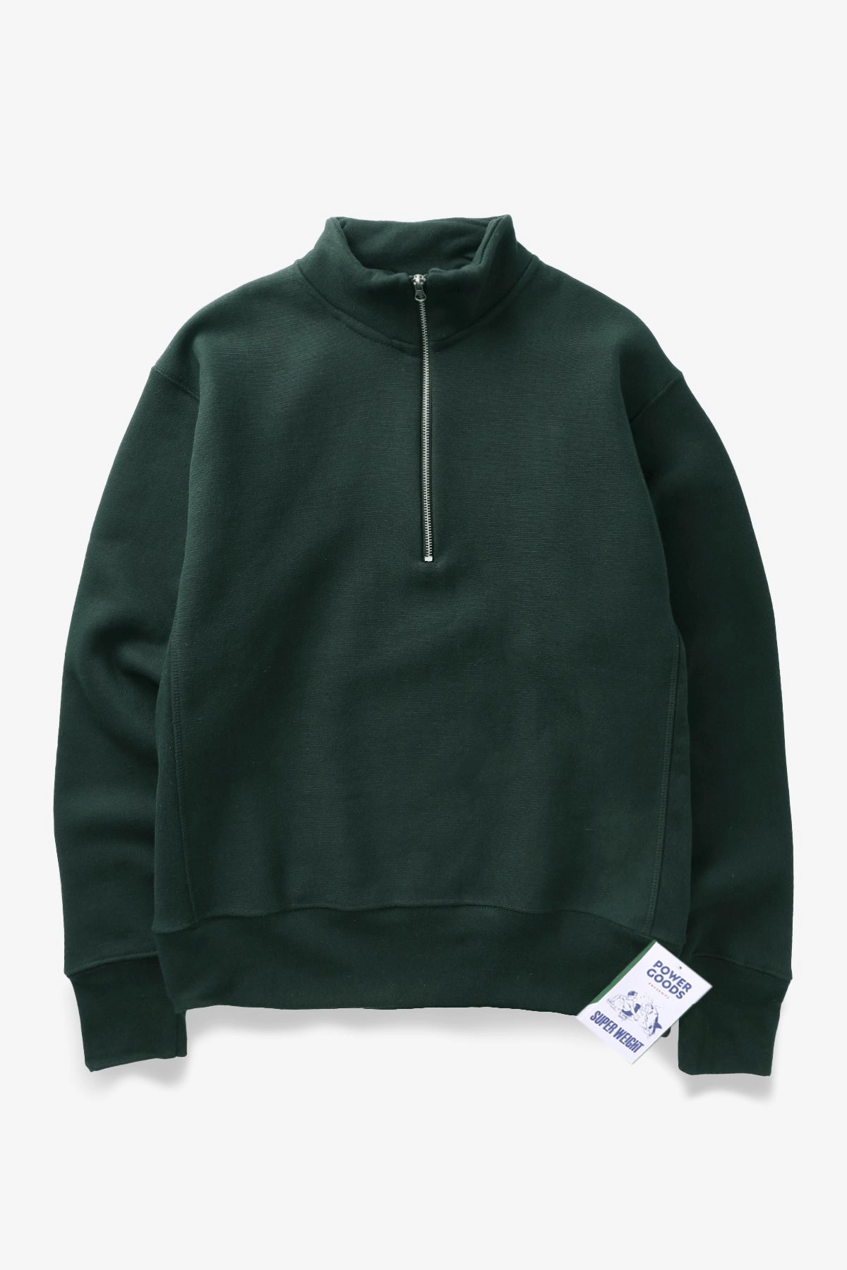 Chilly Day Comfort Power Goods - Super Weight Quarter Zip - Forest Green