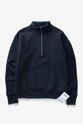 Layering pieces Chilly Day Style Power Goods - Super Weight Quarter Zip - Navy Blue