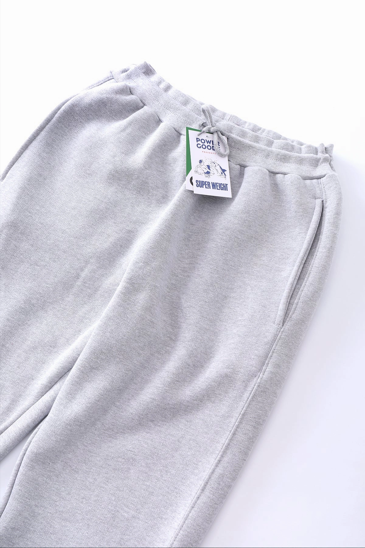 Comfy and Cozy Power Goods - Super Weight Sweatpants - Heather Grey