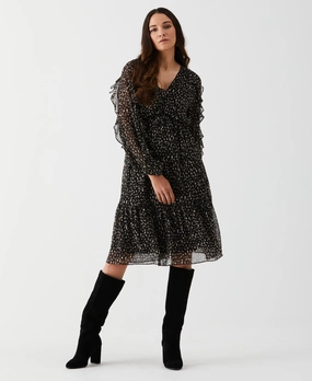 Printed Ruffle Dress Thermal regulation