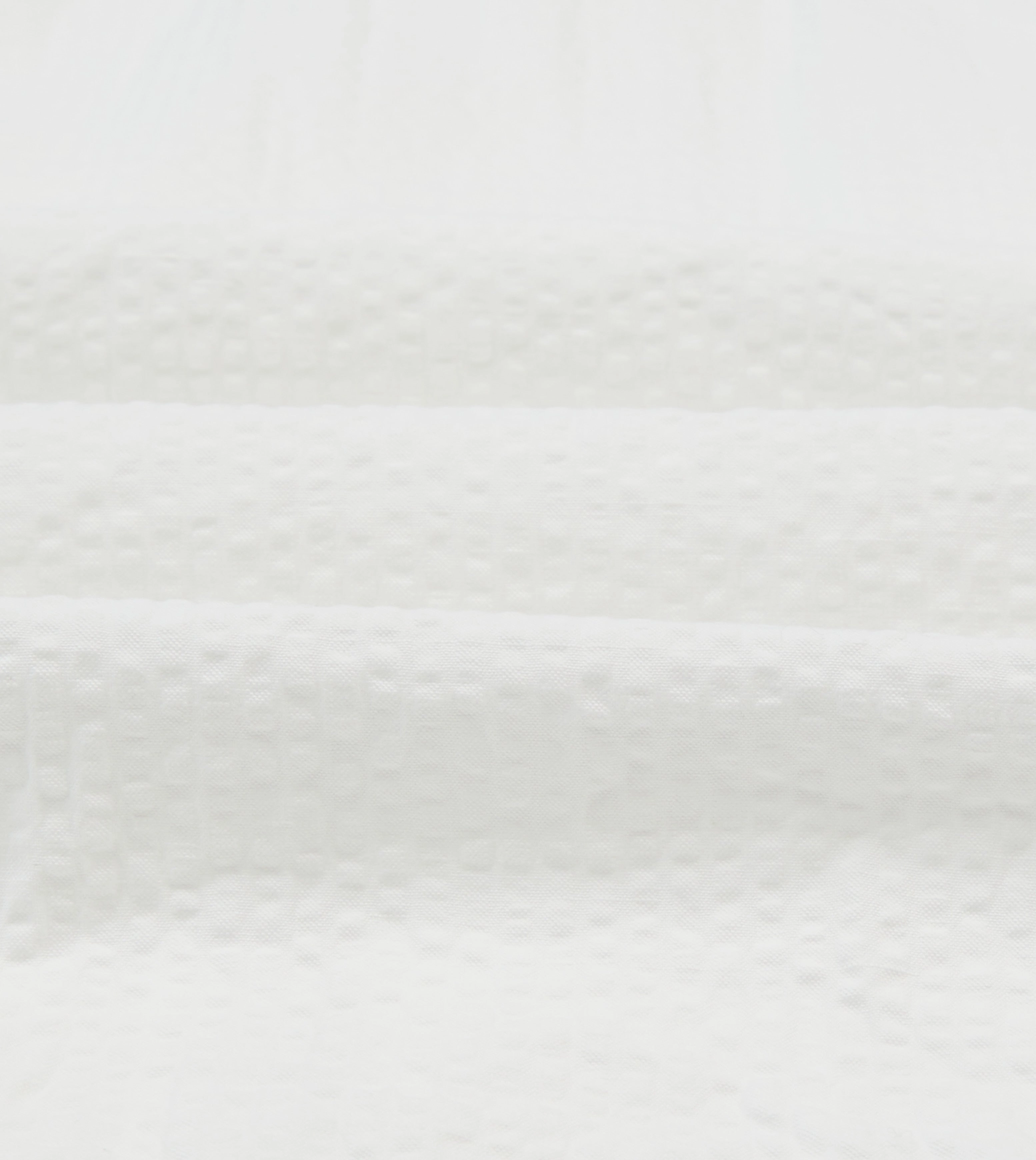 White Cotton-Linen Short Sleeve Cuban Shirt Contemporary Style