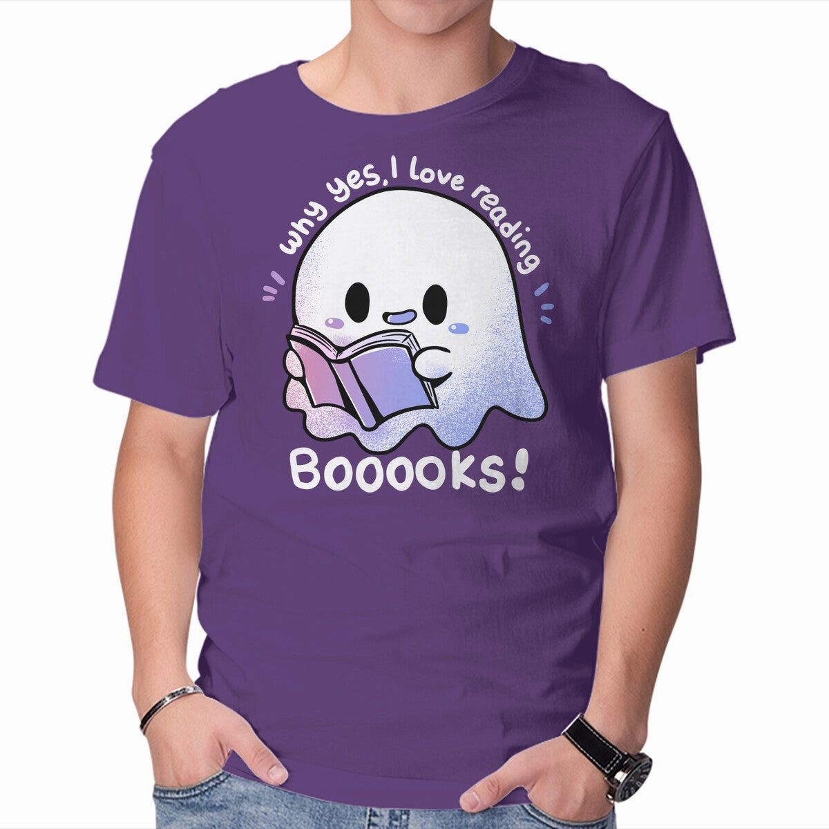 Longline Hemline I Love Reading Booooks