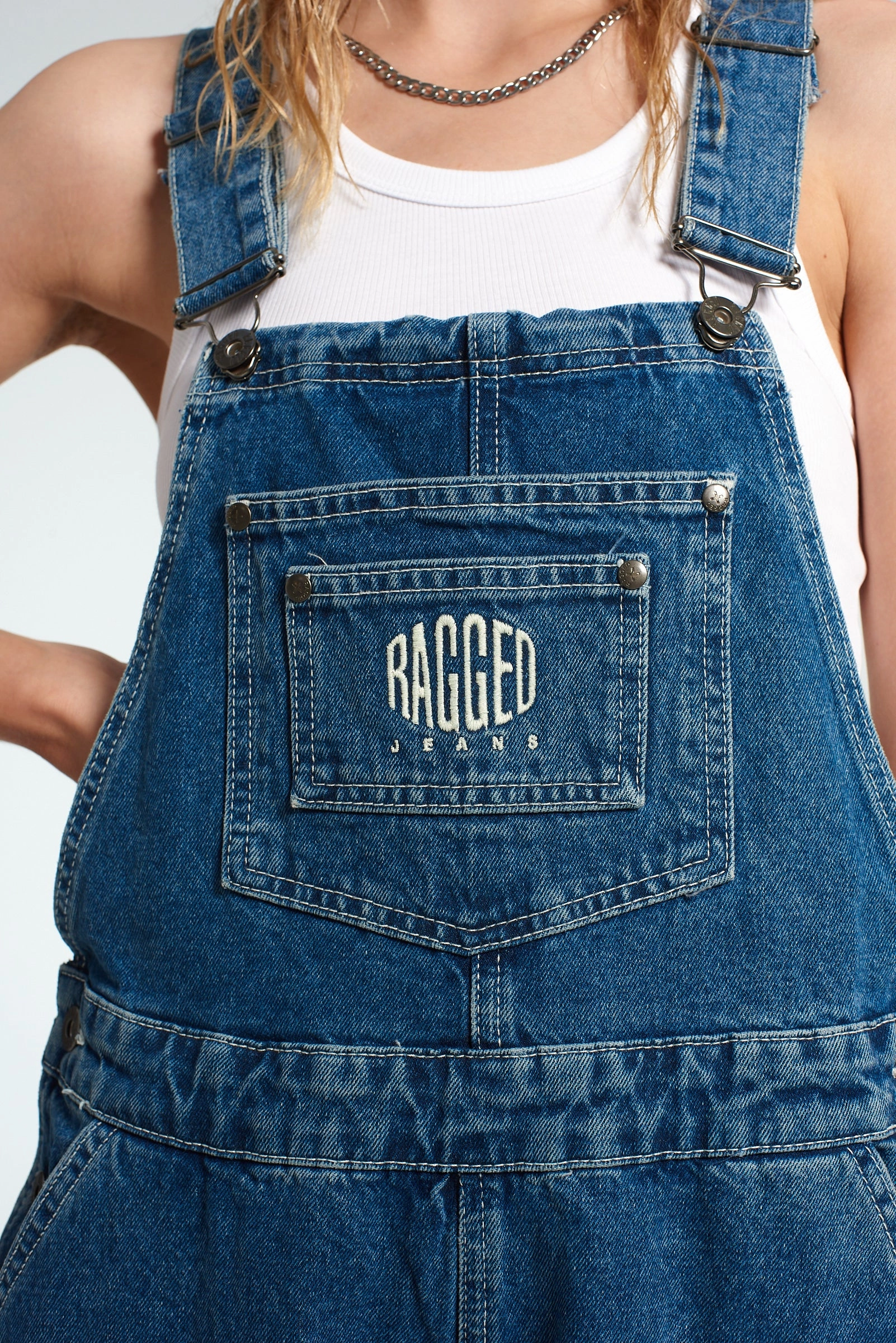 Ragged Blue Dungarees Modern Couple Look