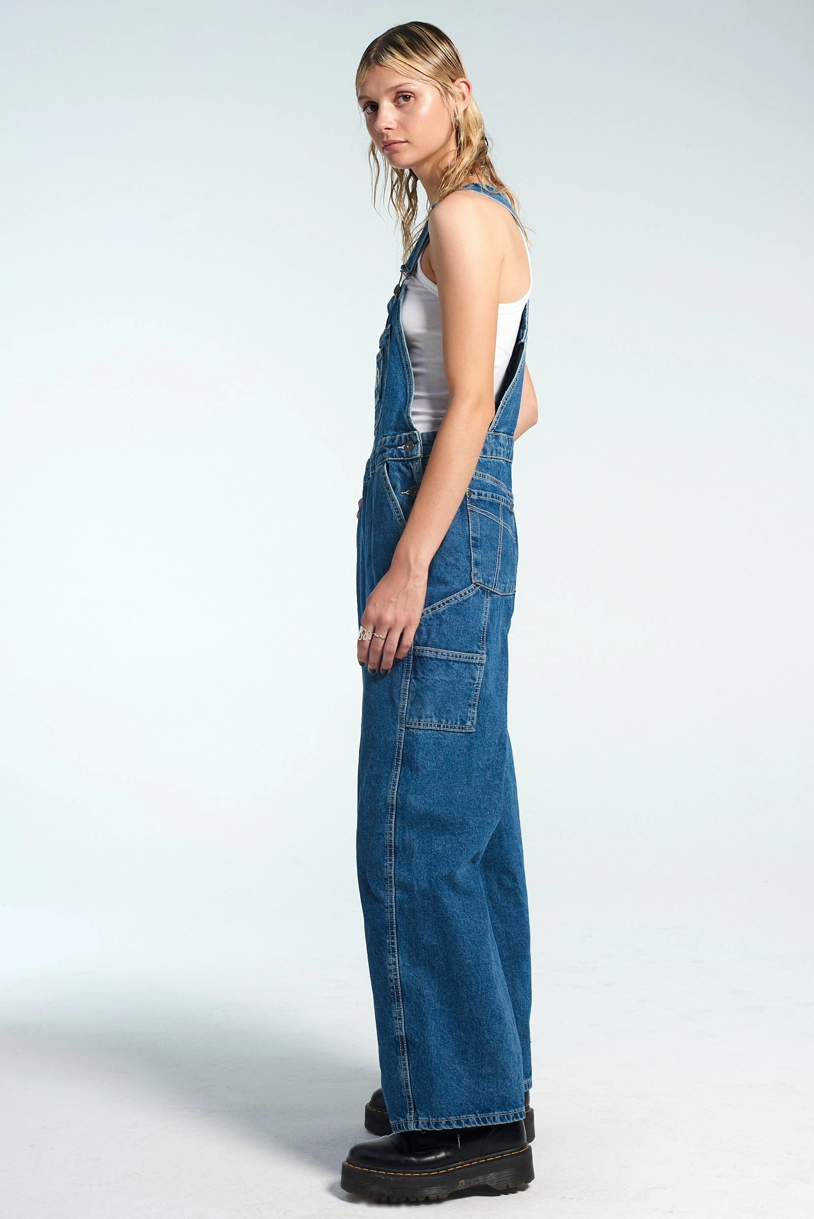 Ragged Blue Dungarees Rugged Feel