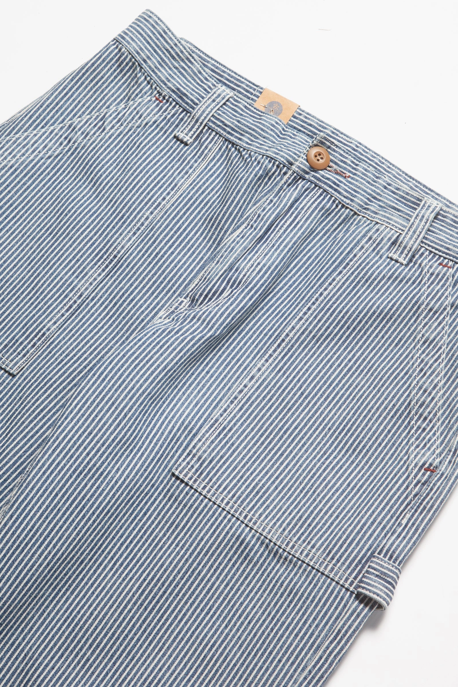 Comfortable Fit Look Red Ruggison - Carpenter Pants - Hickory Stripe