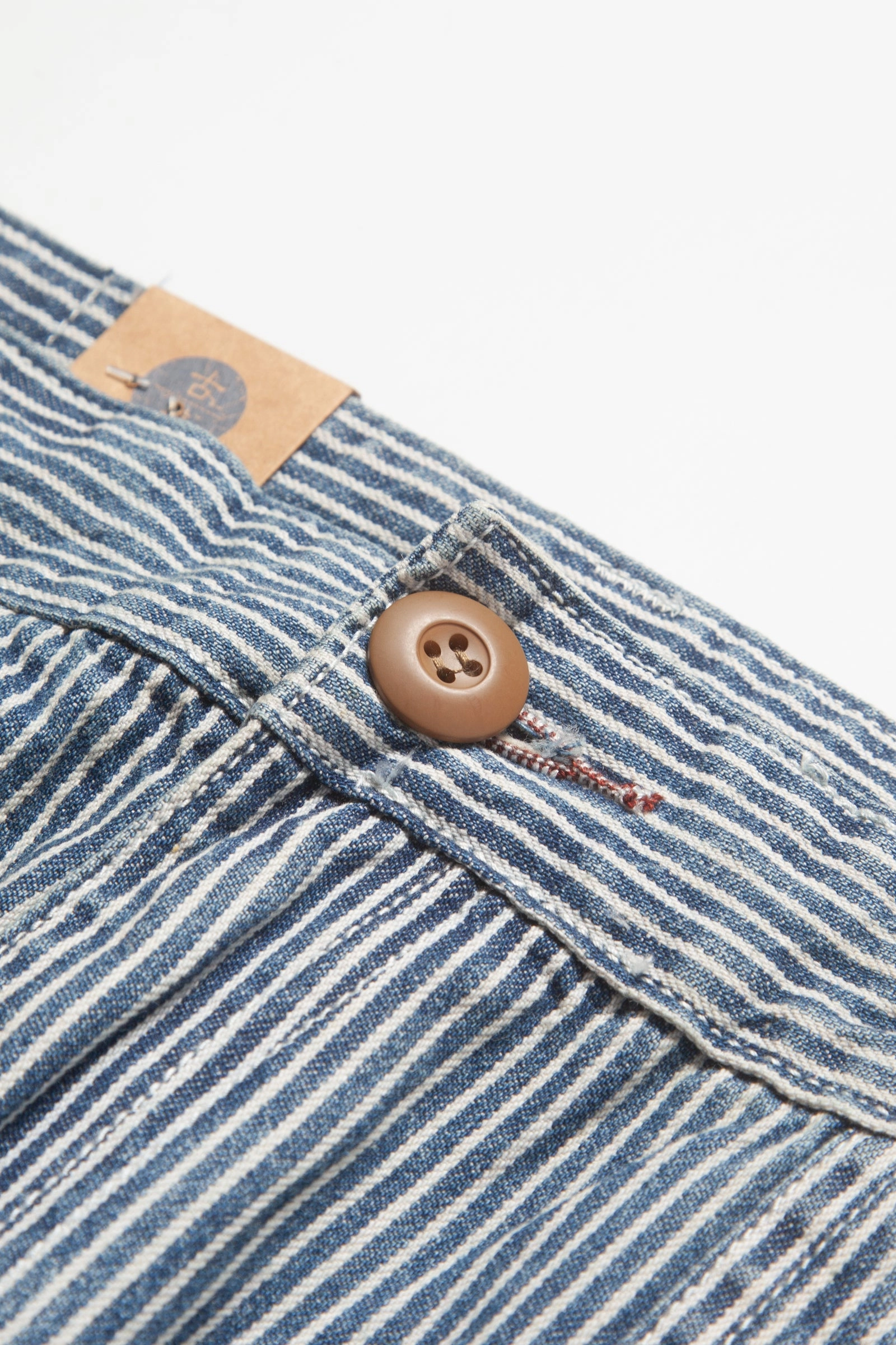 RecyclablePackaging Red Ruggison - Carpenter Pants - Hickory Stripe