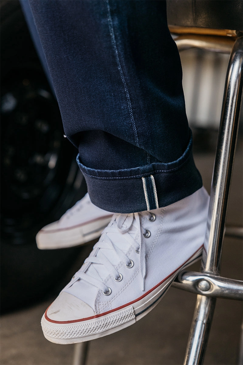 Reinforced Pockets The Hammer Straight - Lauryn 14oz Selvedge