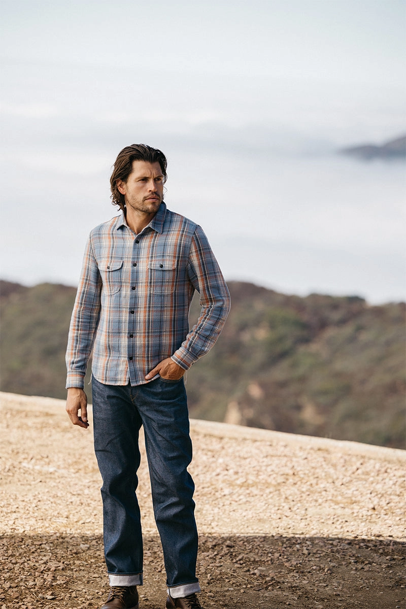 The Barrel Classic Straight Natural Slub Indigo - Raw 12.5oz Selvedge Outfit Essential Street Approved